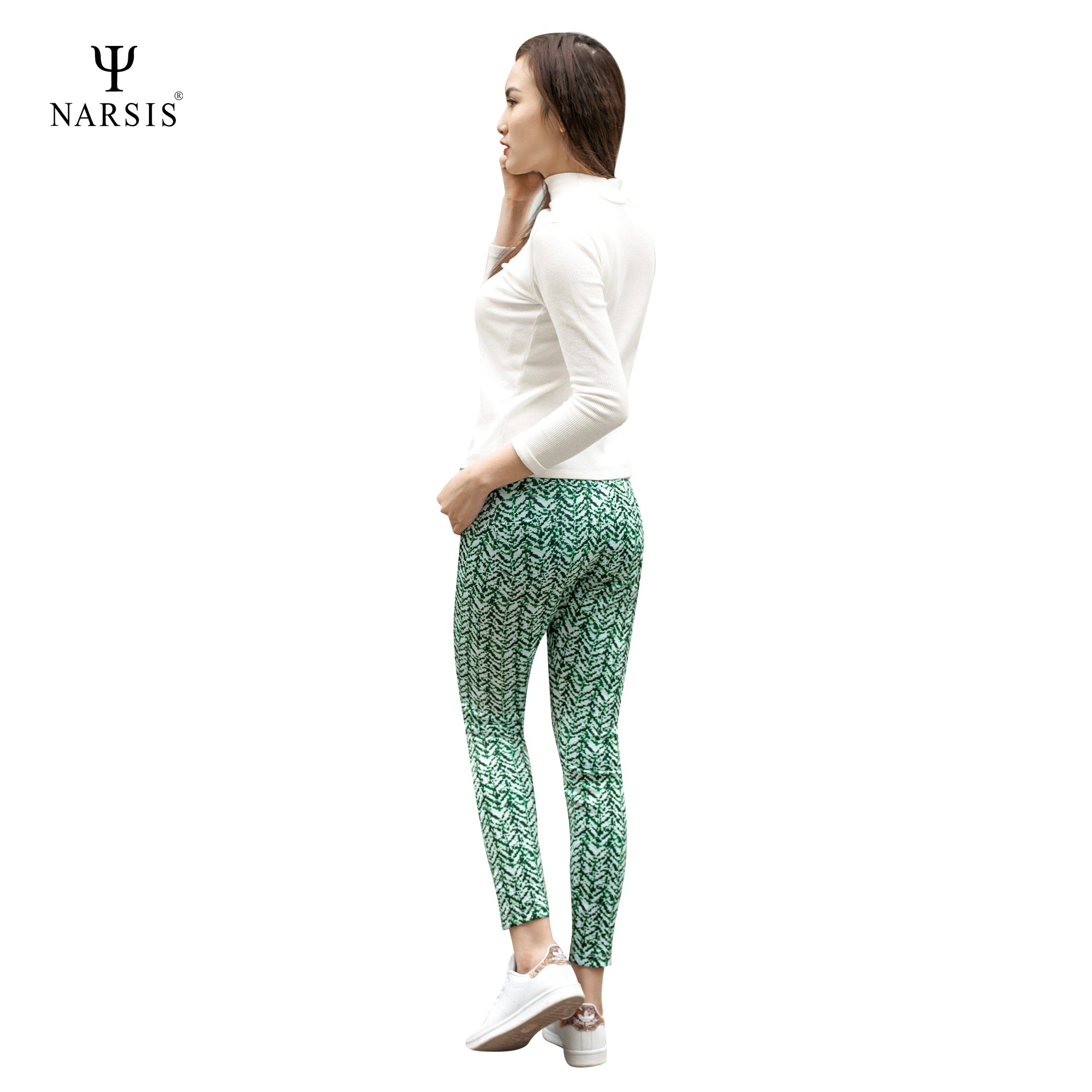 QUẦN BÓ KIỂU NỮ P7042 NARSIS PE NHẸ, THOÁNG KHÍ, THẤM MỒ HÔI, CHẤT LIỆU BỀN, CHỐNG NẮNG_thumbnail_2