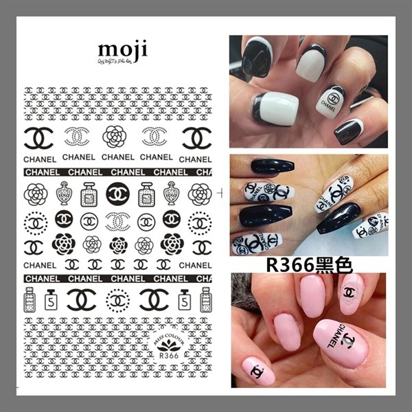 Sticker - Thương Hiệu - COCO CHANEL - R366 Đen_thumbnail_0