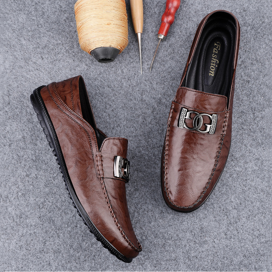 ELG46 - GIÀY LƯỜI DA BÒ XỊN DÀNH CHO NAM_thumbnail_4