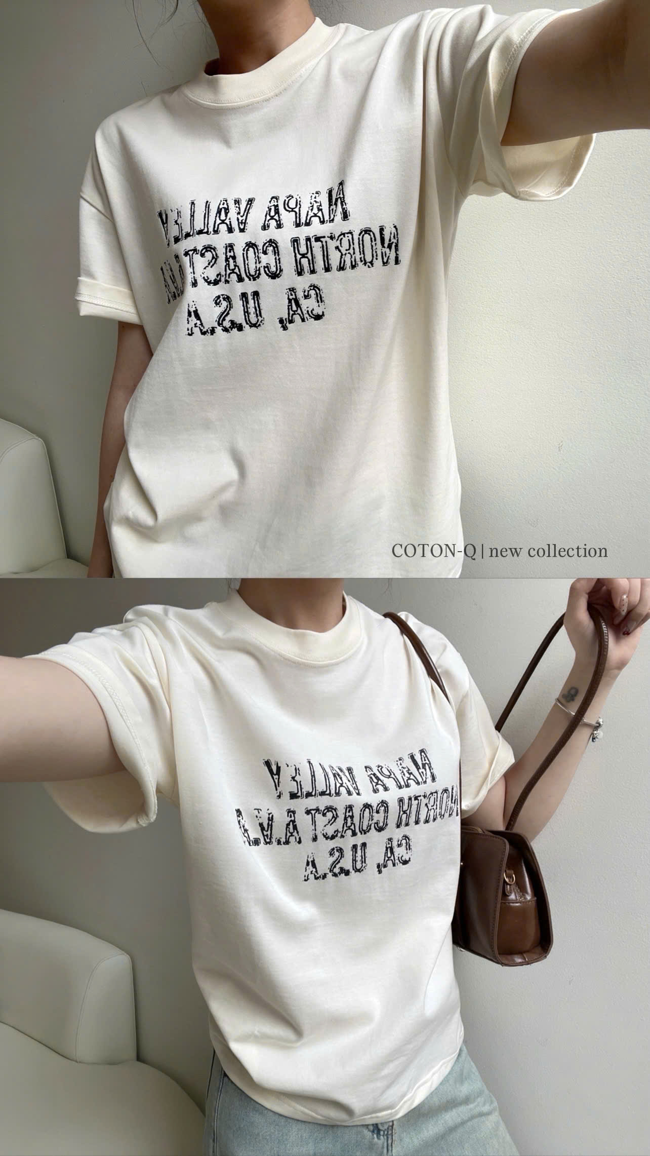 Áo thun kem in chữ_thumbnail_10