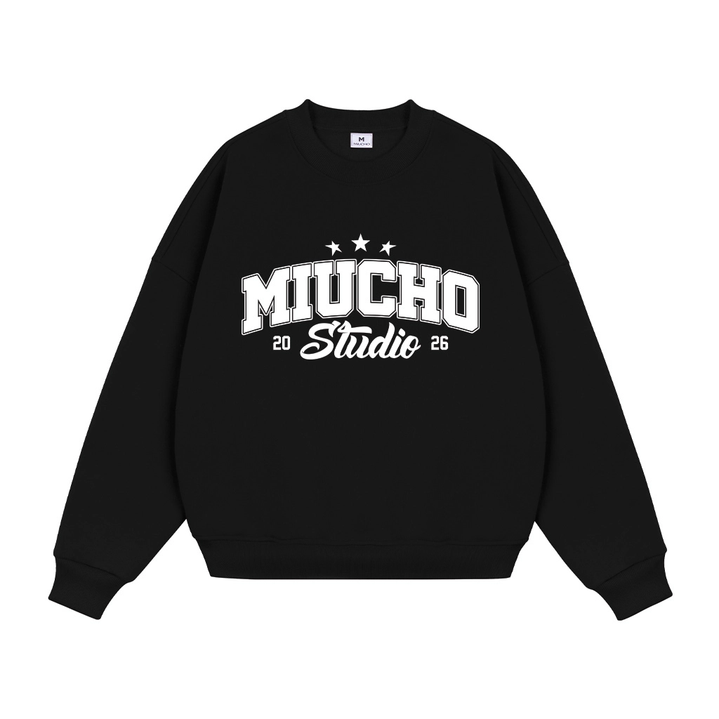 Áo Sweater boxy nam nữ Miucho nỉ 2 da thoáng mát tay dài cổ tròn basic 2952_thumbnail_7