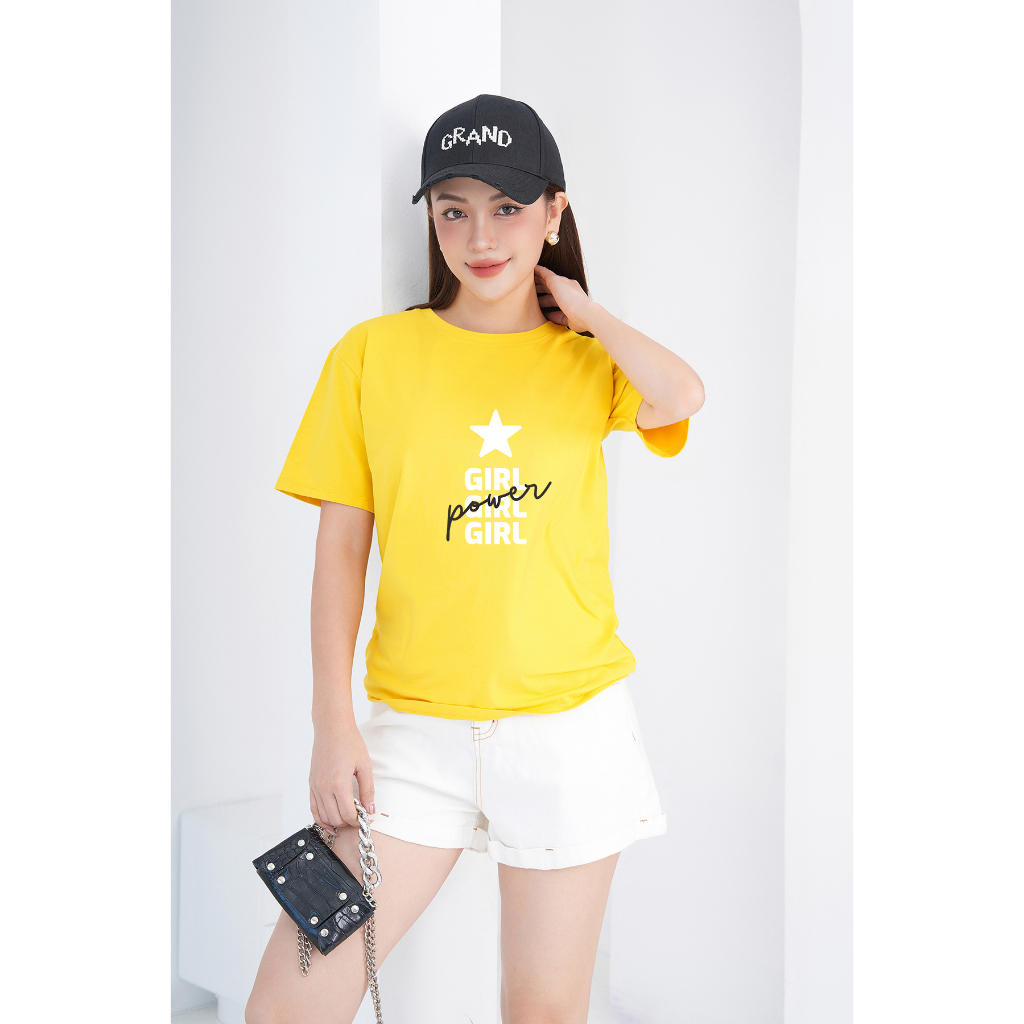 [Form Rộng] Áo thun nữ form rộng in chữ GIRL - Áo phông nữ Loza RT6278_thumbnail_2