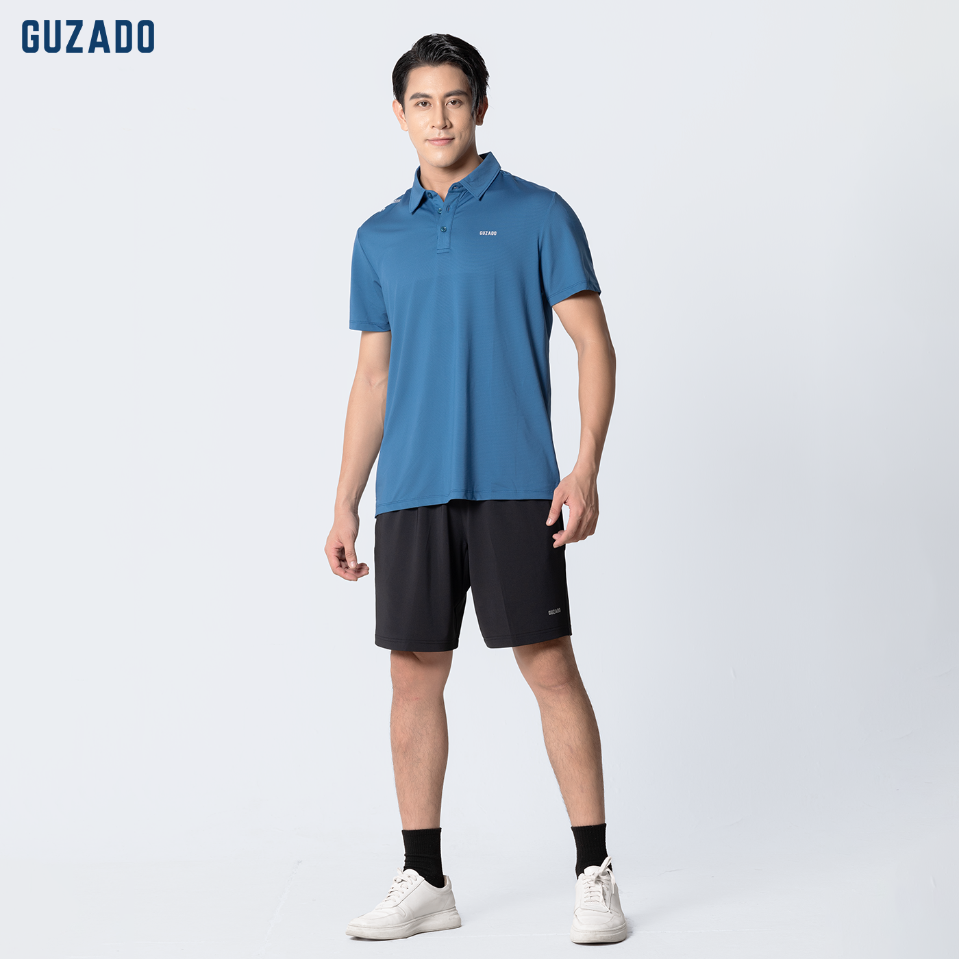 Bộ Polo Nam Thể Thao Guzado Mềm Mại, Basic, Đa Dạng Phong Cách BPL02_thumbnail_0