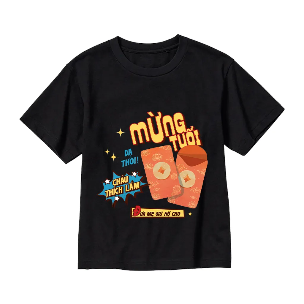 Áo thun kid Kado vải cotton dày dặn thoáng mát nhiều màu Mừng tuổi cho bé in mix 2857_thumbnail_12