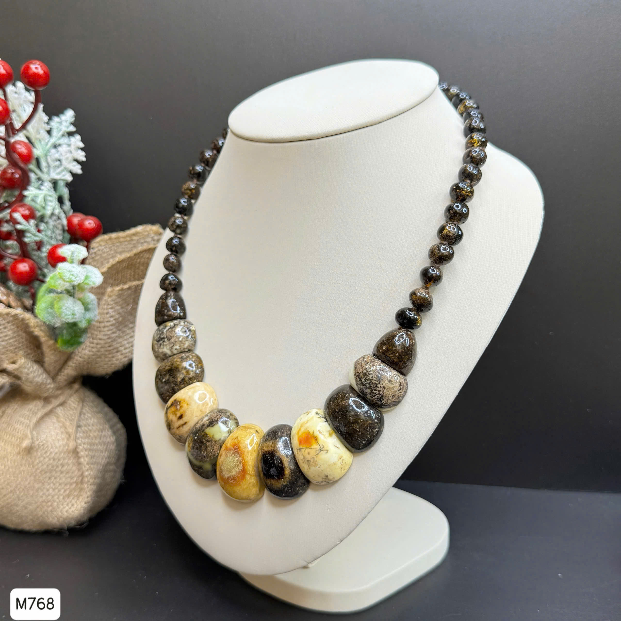 Vòng Cổ Bản Rêu Mix - M768_thumbnail_1