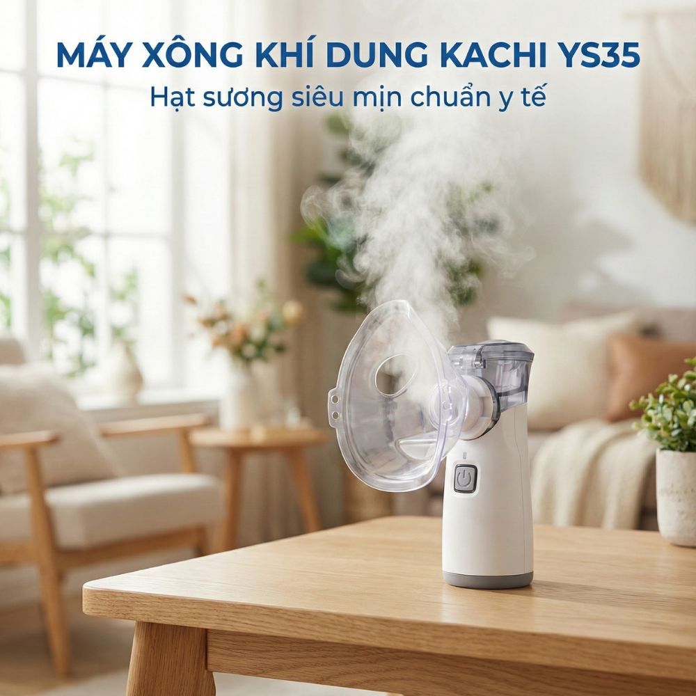 Máy Xông Khí Dung Cầm Tay Kachi YS35