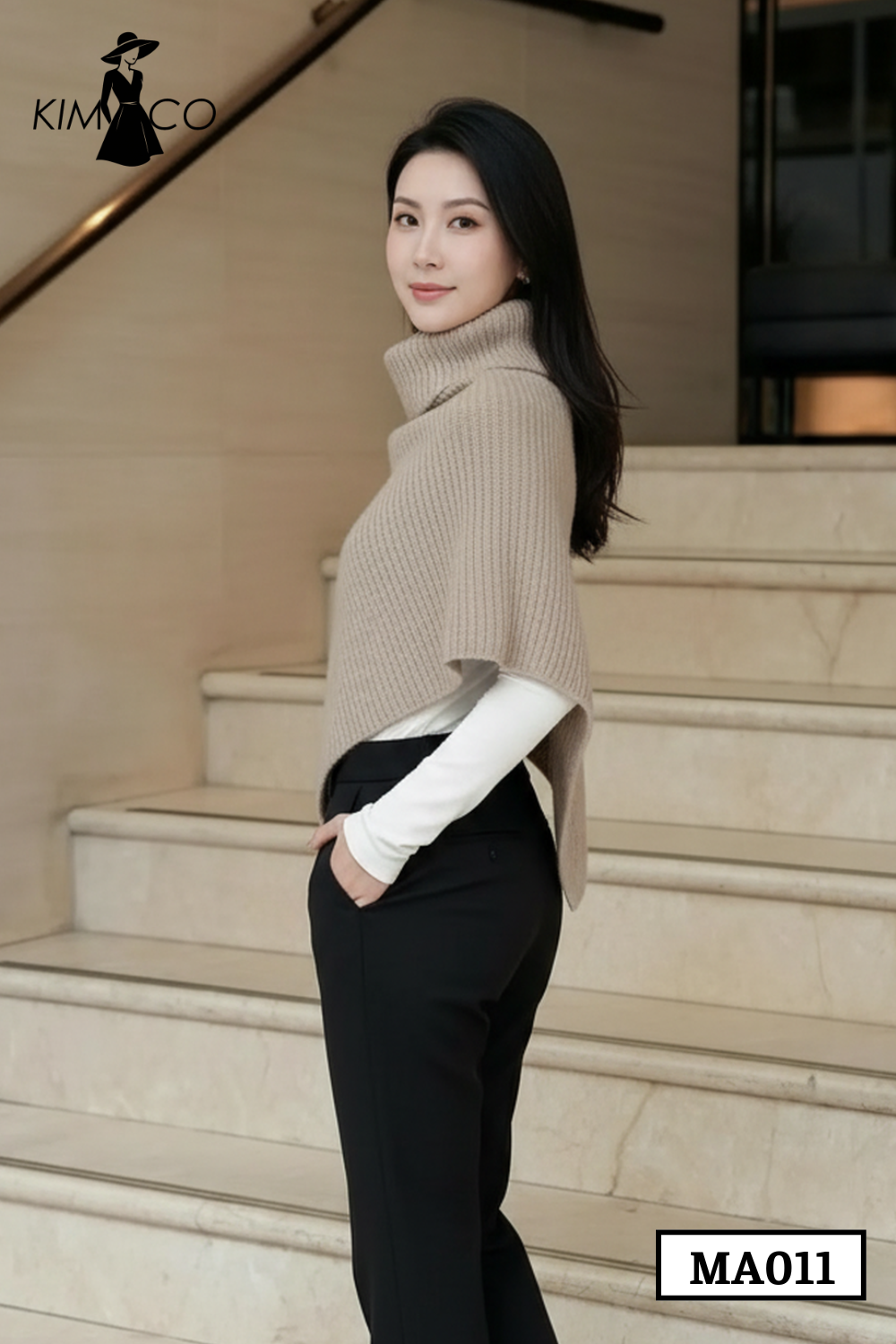 Áo Choàng Len Cổ Cao Ruby - MA011_thumbnail_2