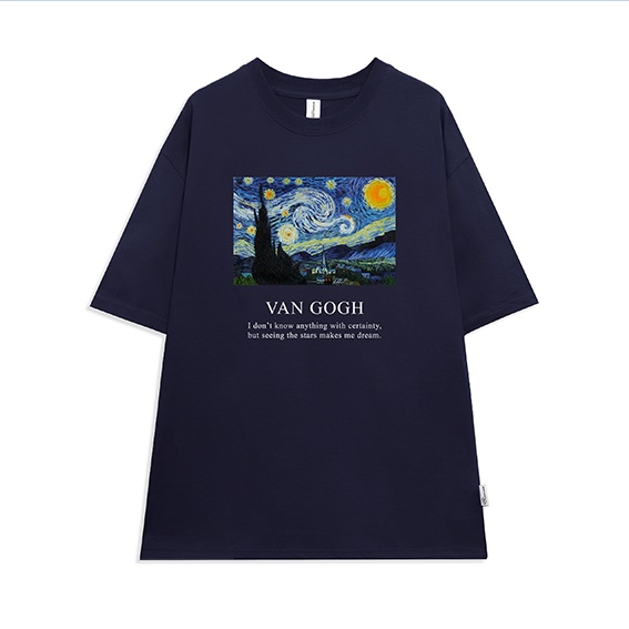 Áo thun unisex tay lỡ form rộng chất vải cotton mềm mại Miucho AT292 in graphic_thumbnail_7