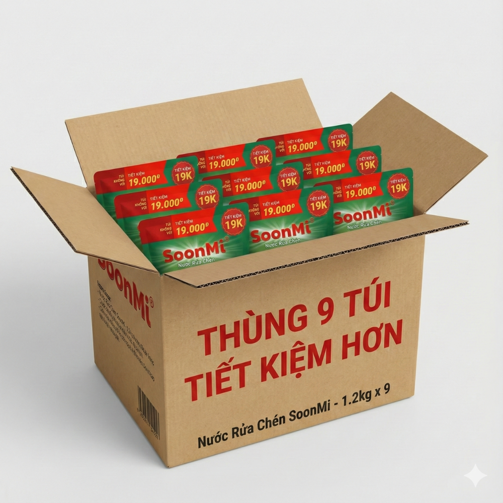 Nước Rửa Chén Soonmi Hương Chanh 3kg_thumbnail_10