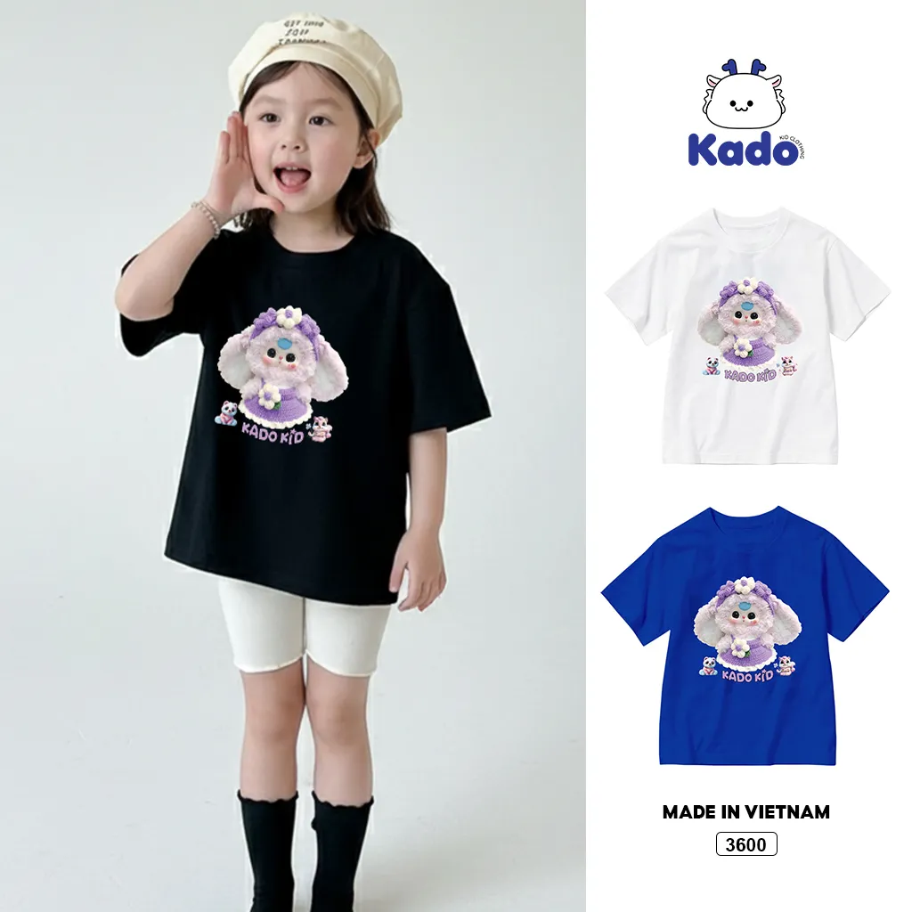 Áo thun bé gái BaBi Three đáng yêu Kado 3600