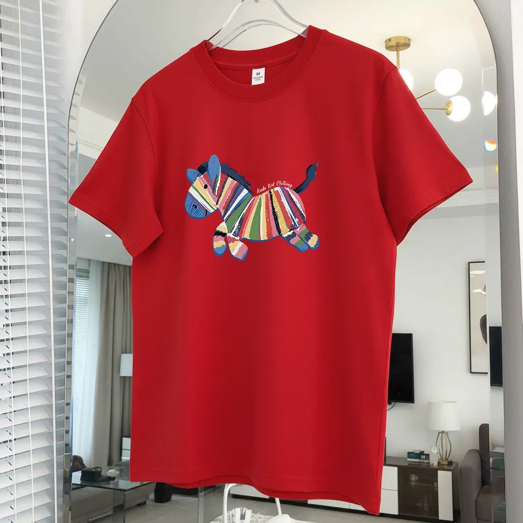 Áo thun gia đình Tết Bính Ngọ Kado vải cotton co giãn thoáng mát dày dặn form rộng 2905_thumbnail_9