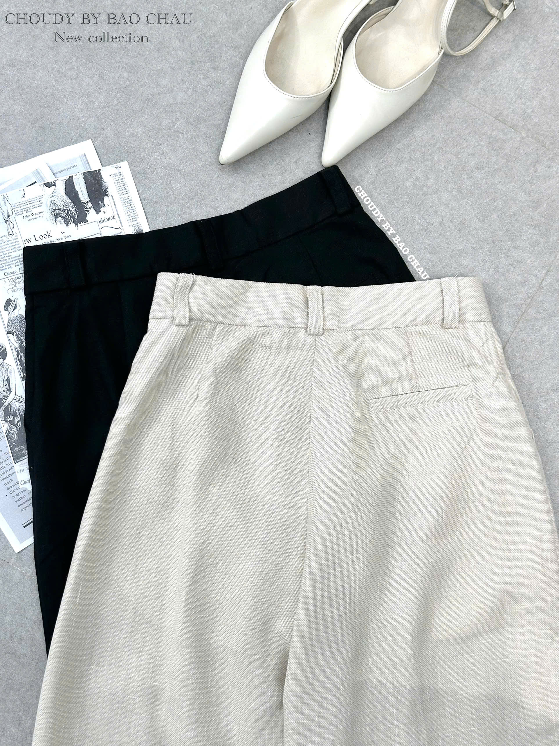 SALE Q112 QUẦN LINEN SUÔNG 2 MÀU_thumbnail_2