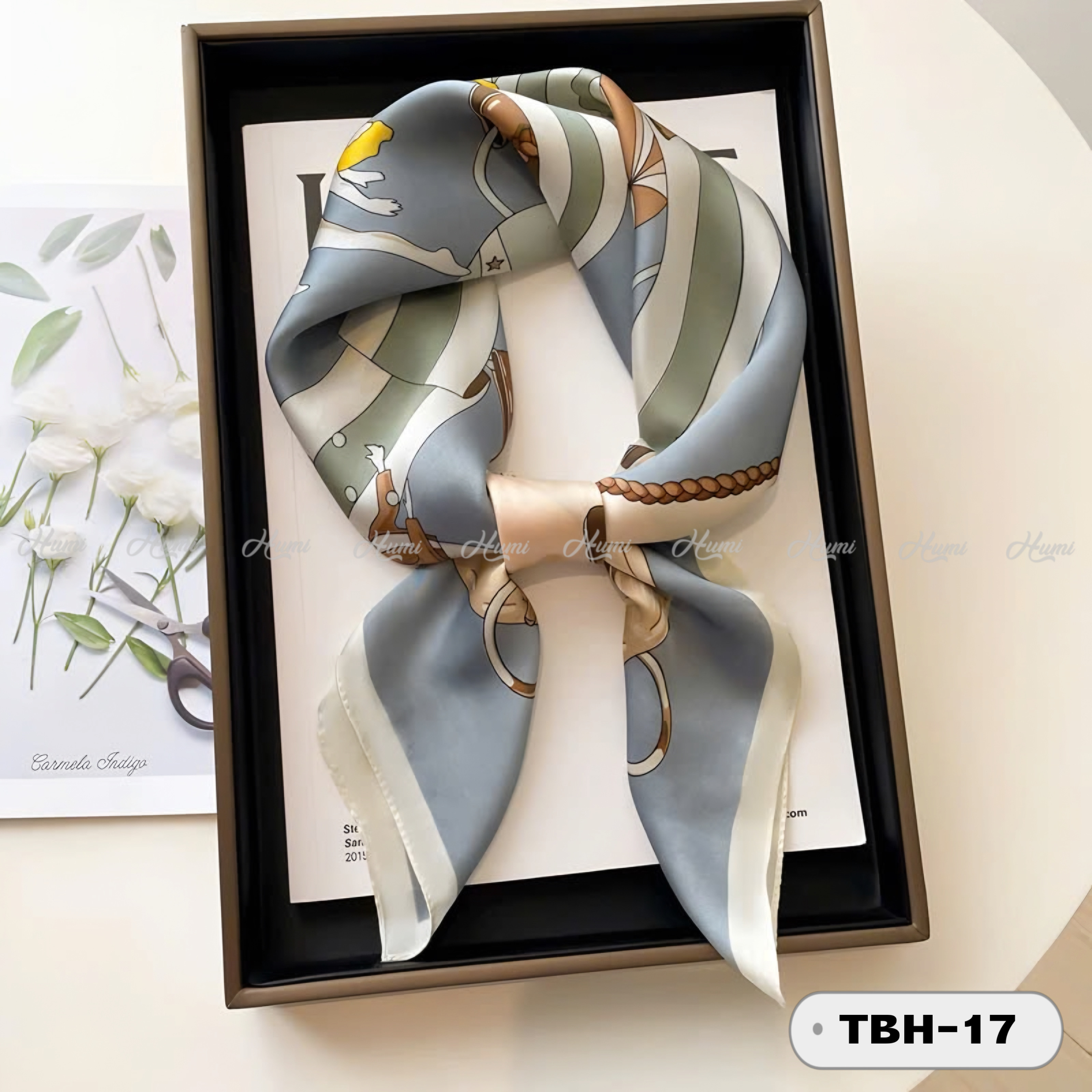 KHĂN LỤA VUÔNG HQ 70x70CM (TBH17)