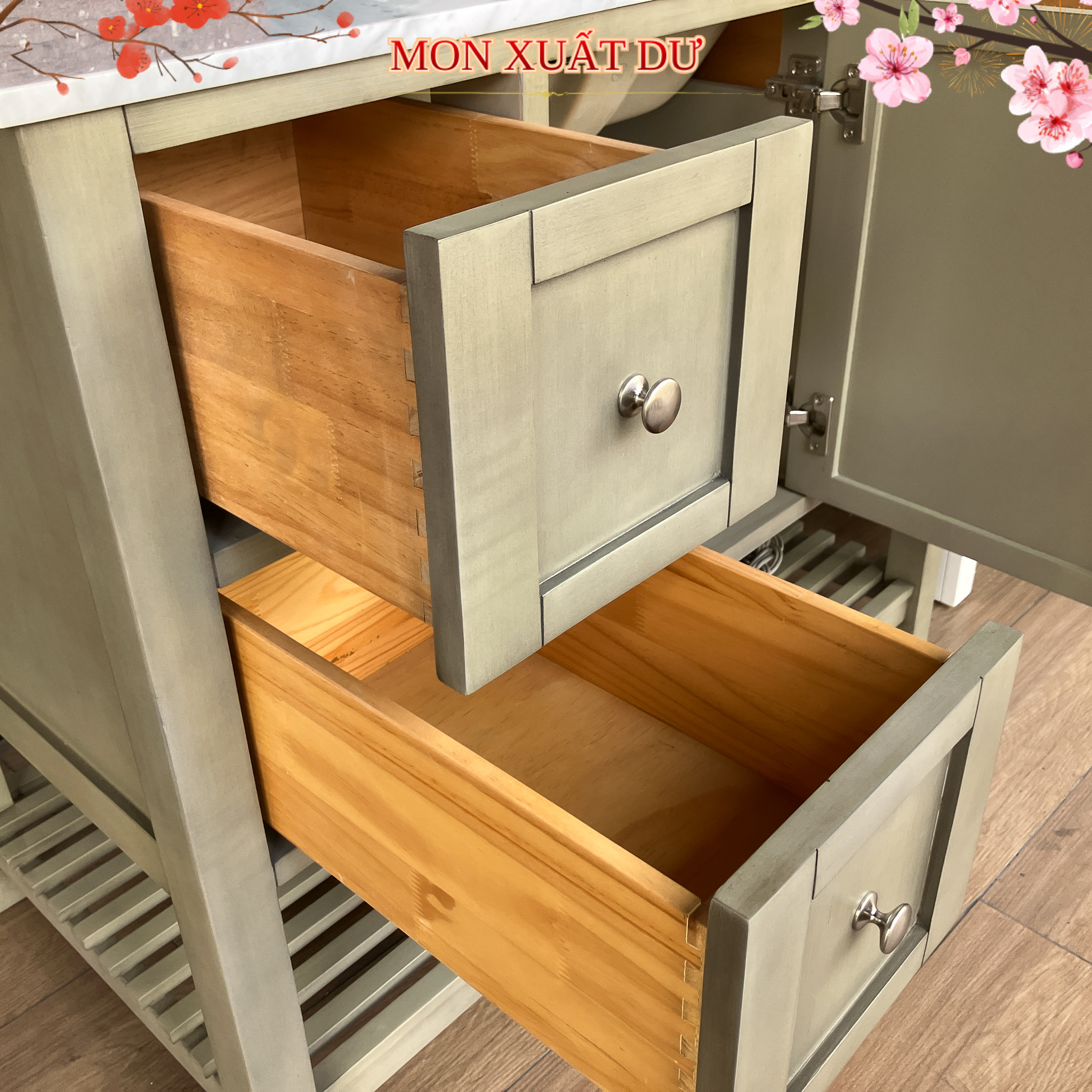 TỦ LAVABO 42 INCH LAKESHORE BY KBC XANH LÁ_thumbnail_4