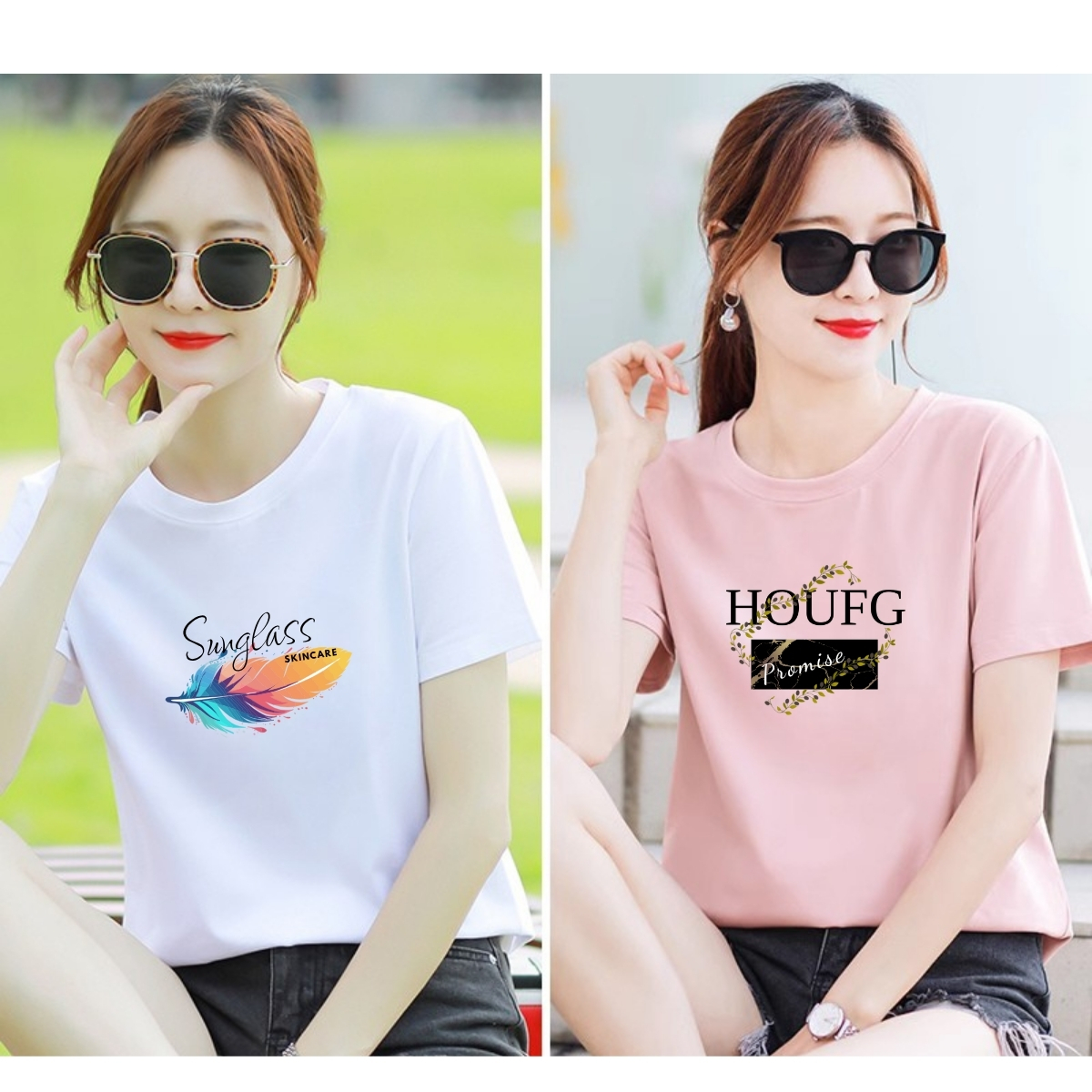 [Form Rộng] Áo thun nữ LOZA in hình thời trang nhiều mẫu chất thun cotton - Áo phông nữ LOZA LG0412