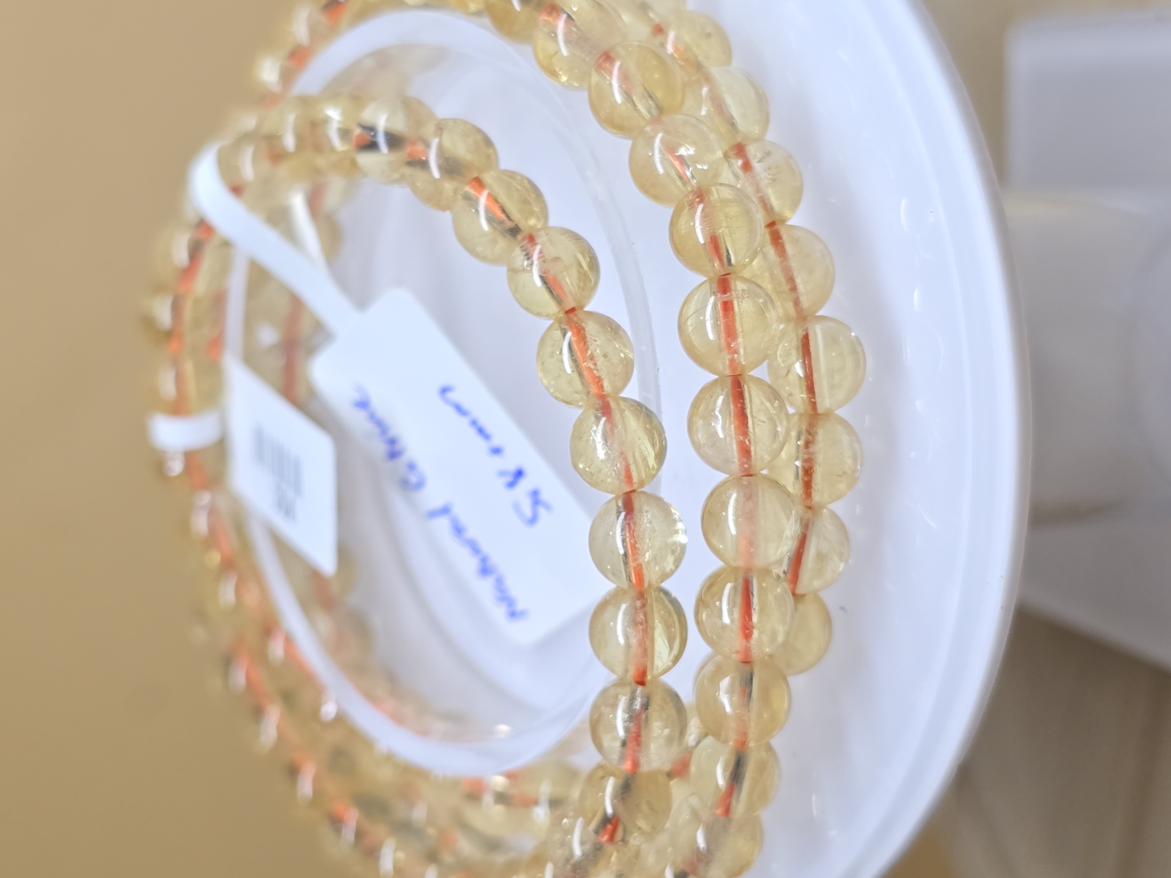 Vòng Chuỗi Quấn 3 Đá Thạch Anh Vàng Citrine Tự Nhiên_thumbnail_2