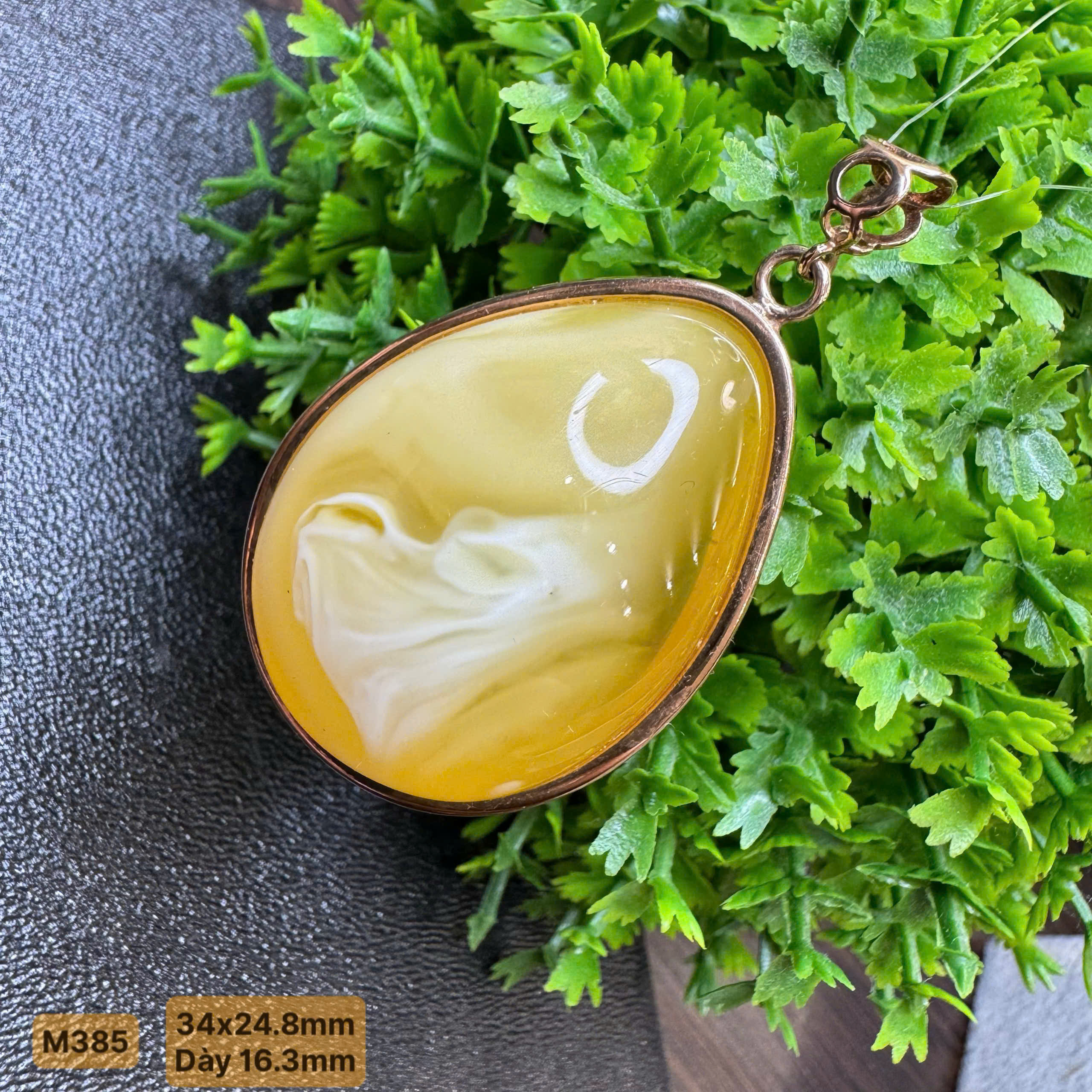 Mặt Vòng Mật Bạch - M385