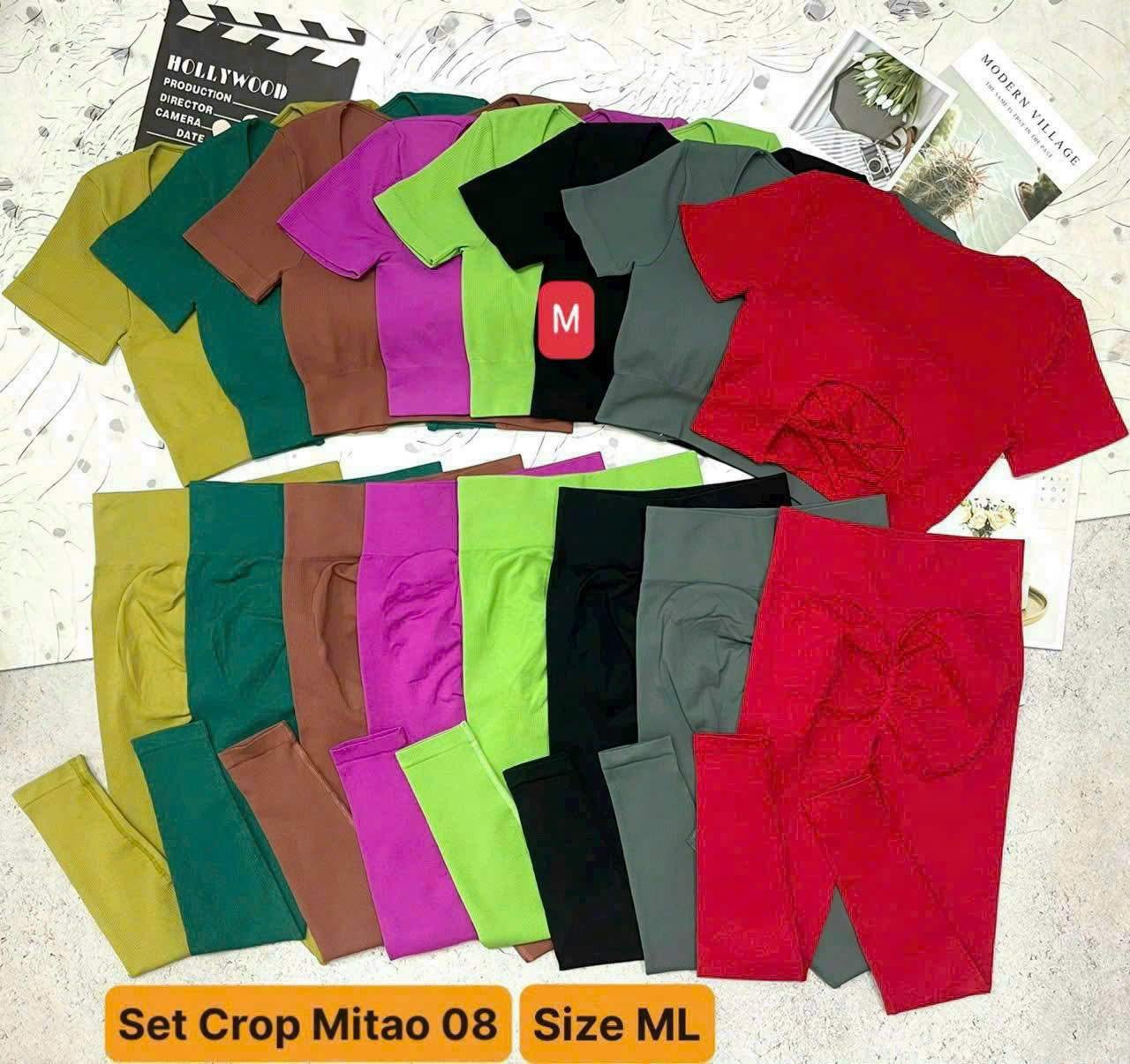 Bộ Quần Áo Thể Thao Tập Gym Yoga Nữ - Set Quần Áo Thể Thao Dài Áo Crop Dây Đan Lưng, Co Dãn 4 Chiều, Mịn Mát