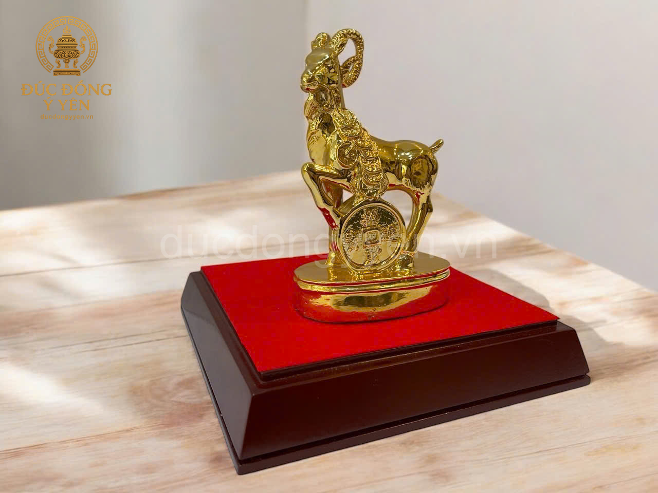 Tượng dê phong thủy mạ vàng _thumbnail_2