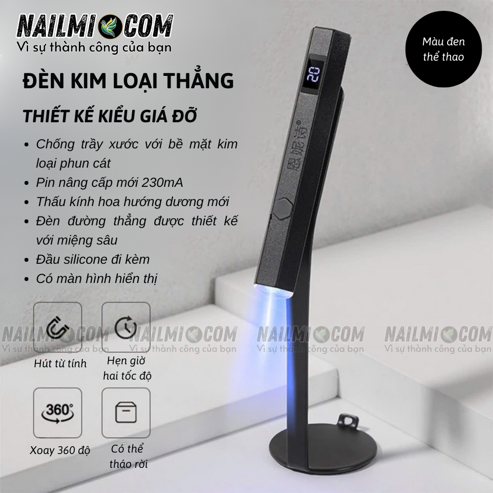 Đèn hơ mini - Annies cao cấp - phiên bản mới kèm đế xoay 360 độ