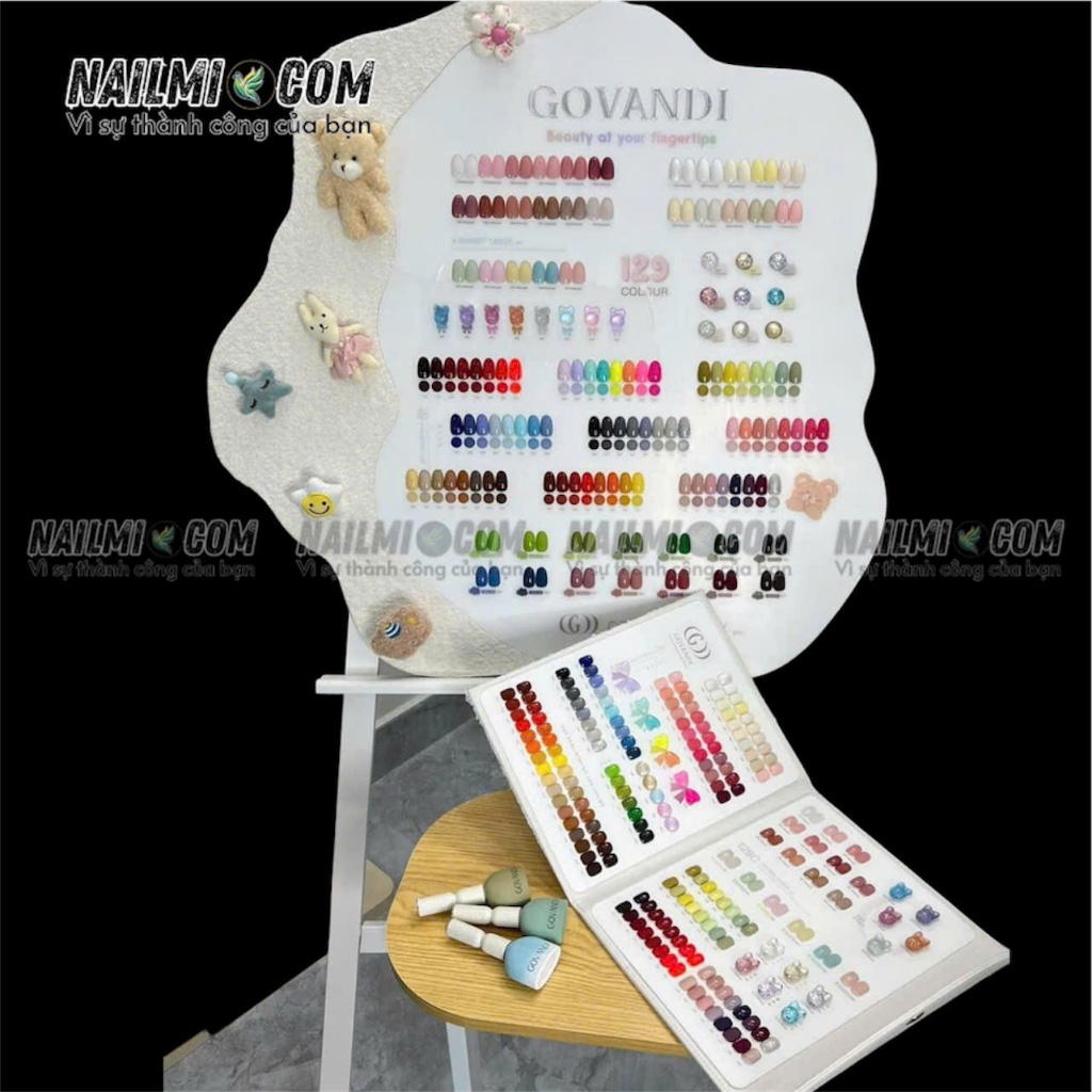 Sét sơn gel - 126 màu - GOVANDI