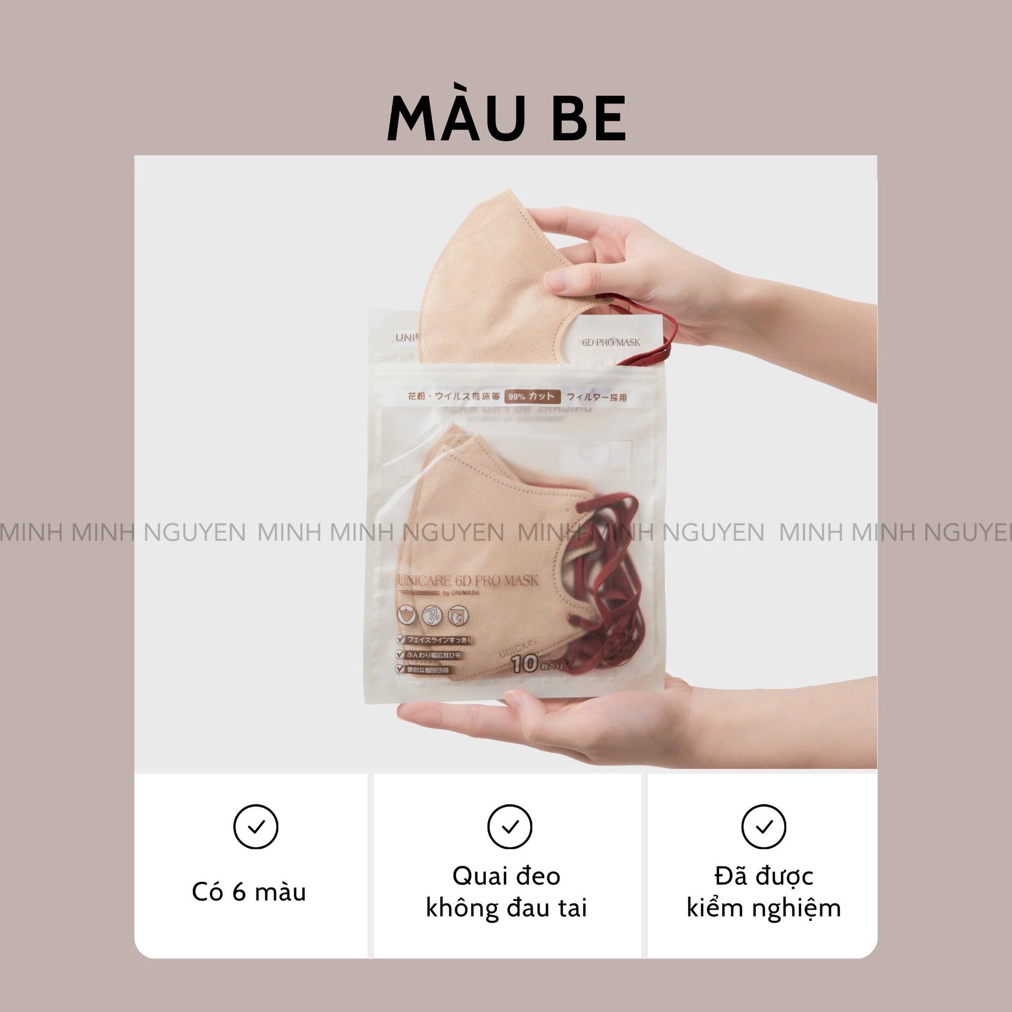 Thùng khẩu trang Unicare 6D Pro Mask 180C - Tặng Thêm 20c - FREESHIP_thumbnail_11
