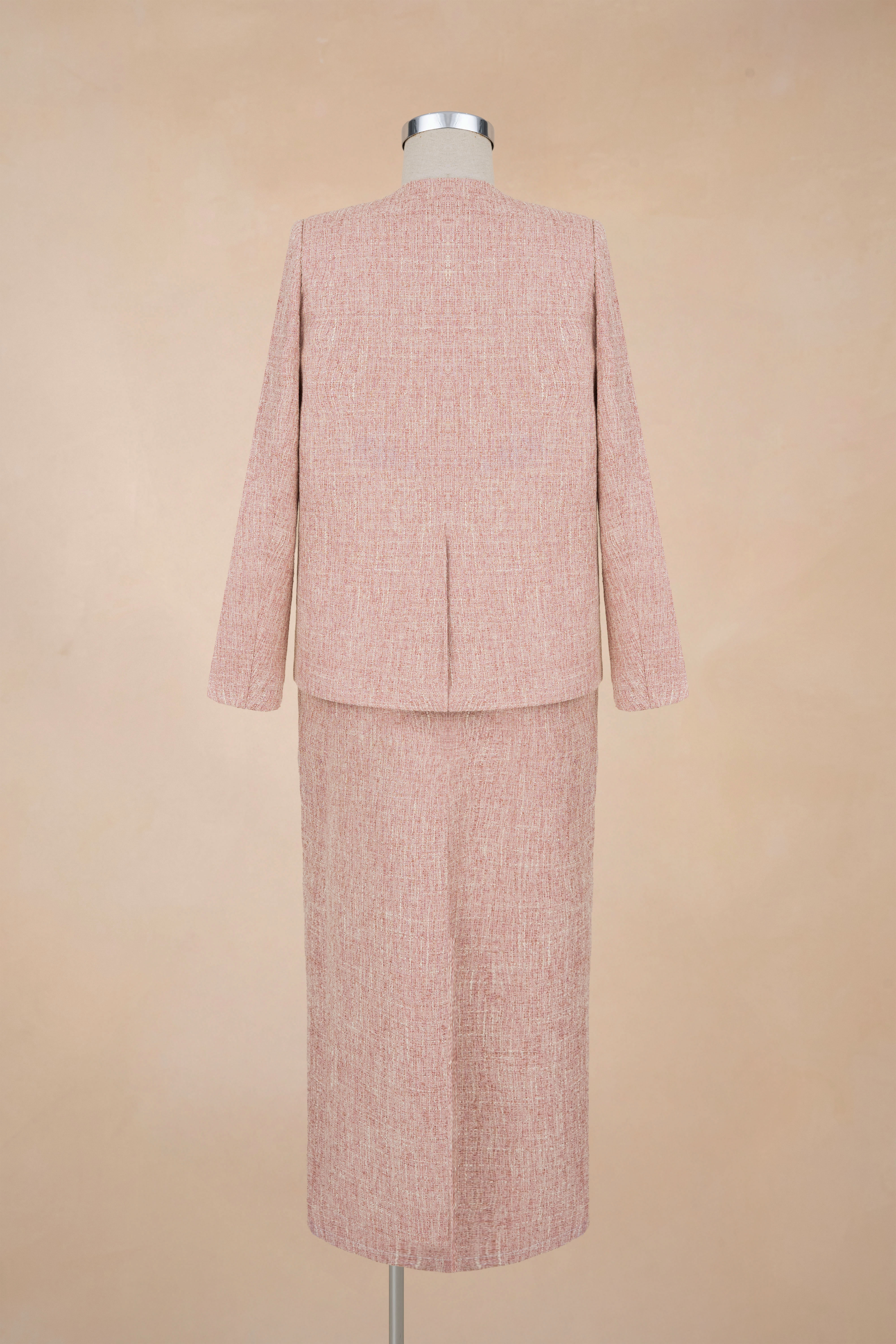 Set Váy Dạ Bút Chì Tag Hoa