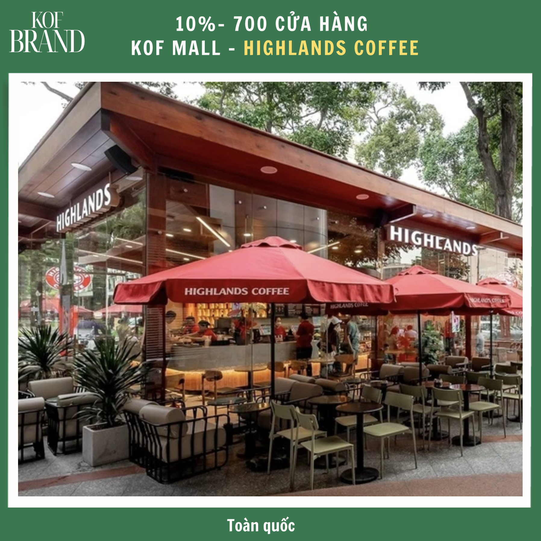 HIGHLANDS COFFEE - KOF 20%