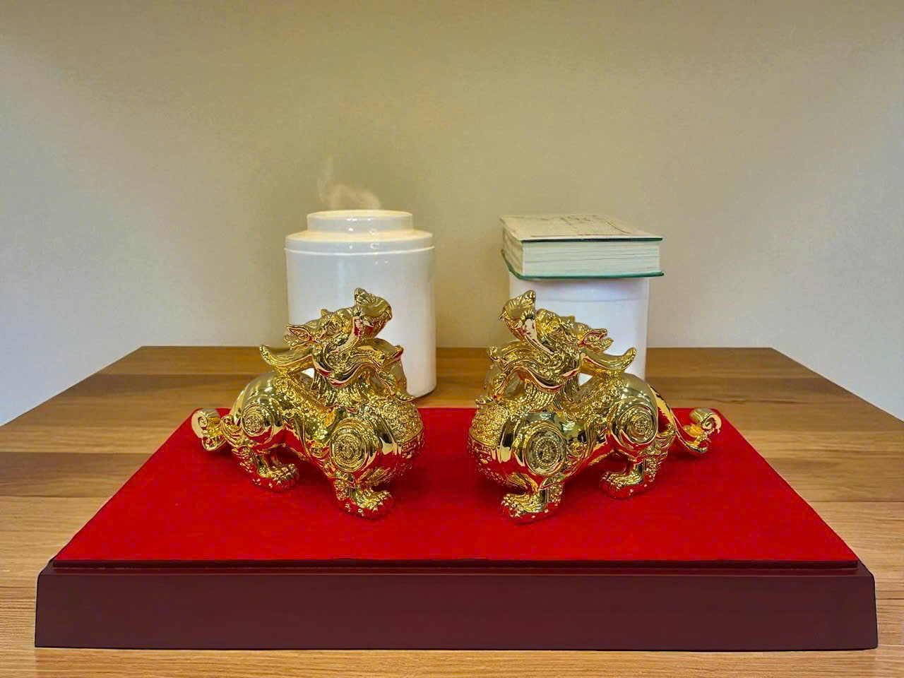 Tỳ hưu bằng đồng mạ vàng cao cấp 