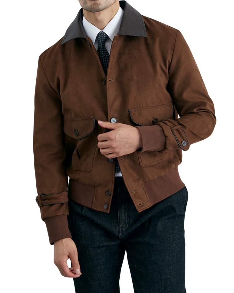 Áo Khoác Da Lộn Workwear