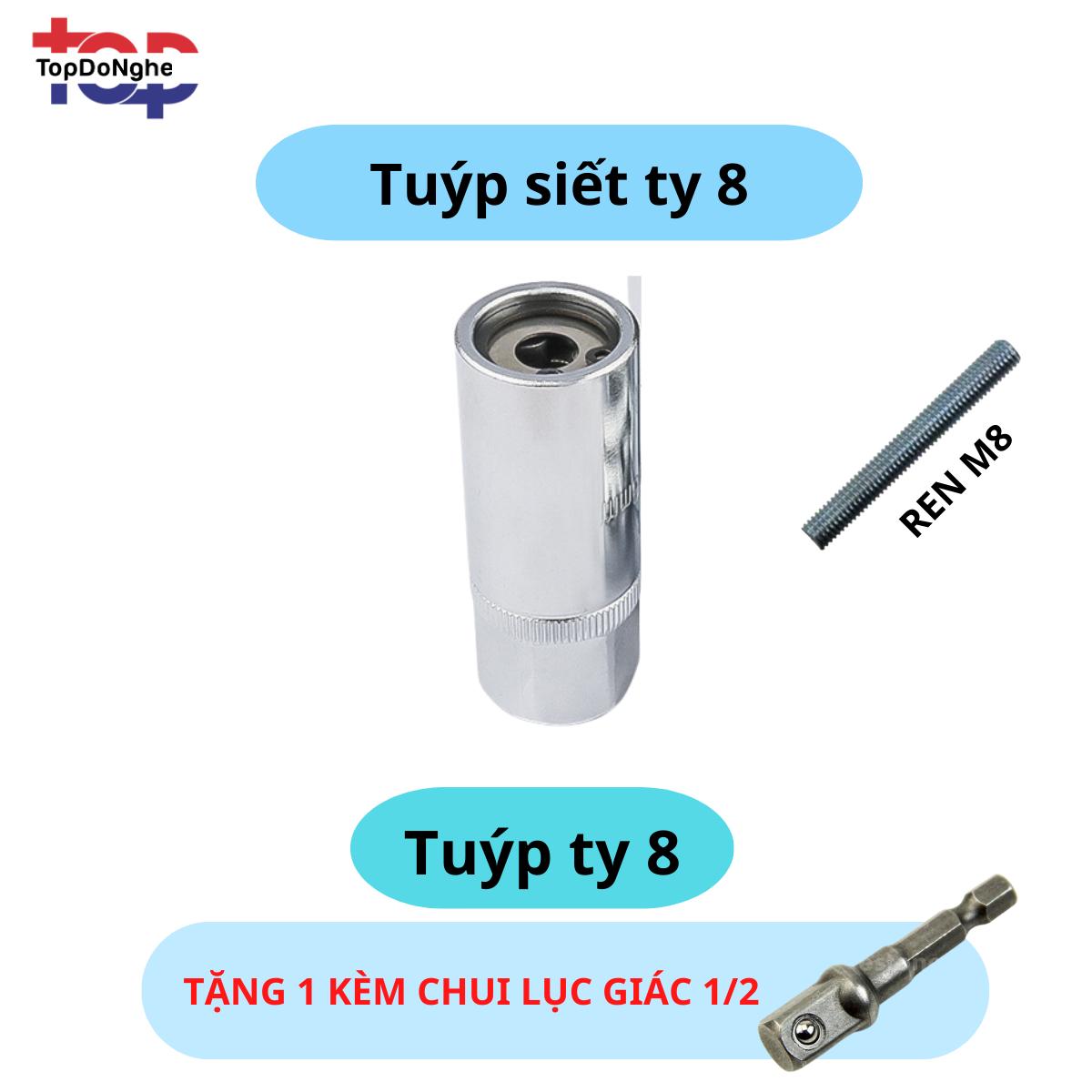 Đầu siết vặn ty ốc bulong ren răng 6 8 10 12mm, hàng chuẩn siết ty thợ thạch cao, điều hoà, PCCC tiện lợi nhanh chống._thumbnail_8