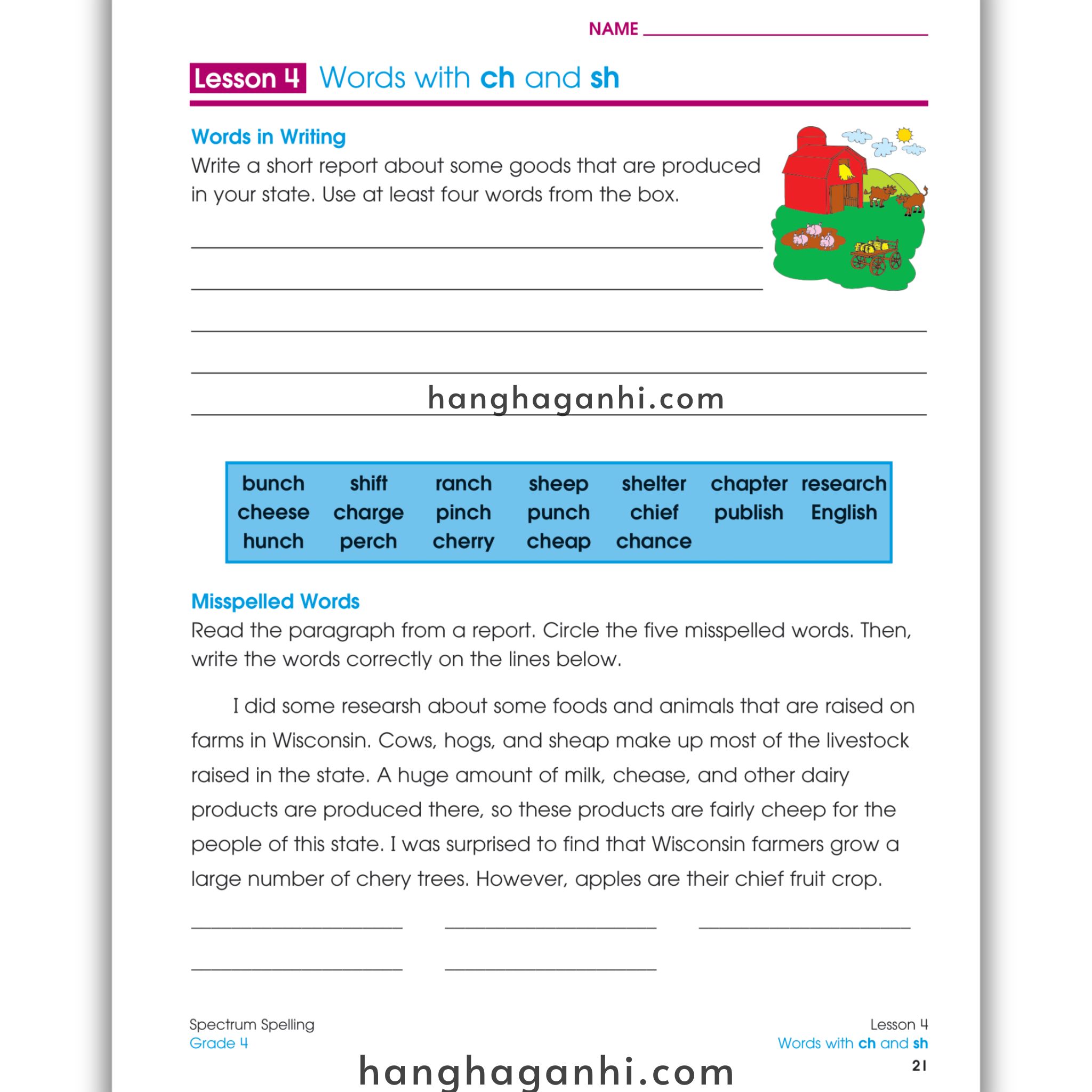 Sách Spectrum Spelling Workbook Grade 4_thumbnail_15