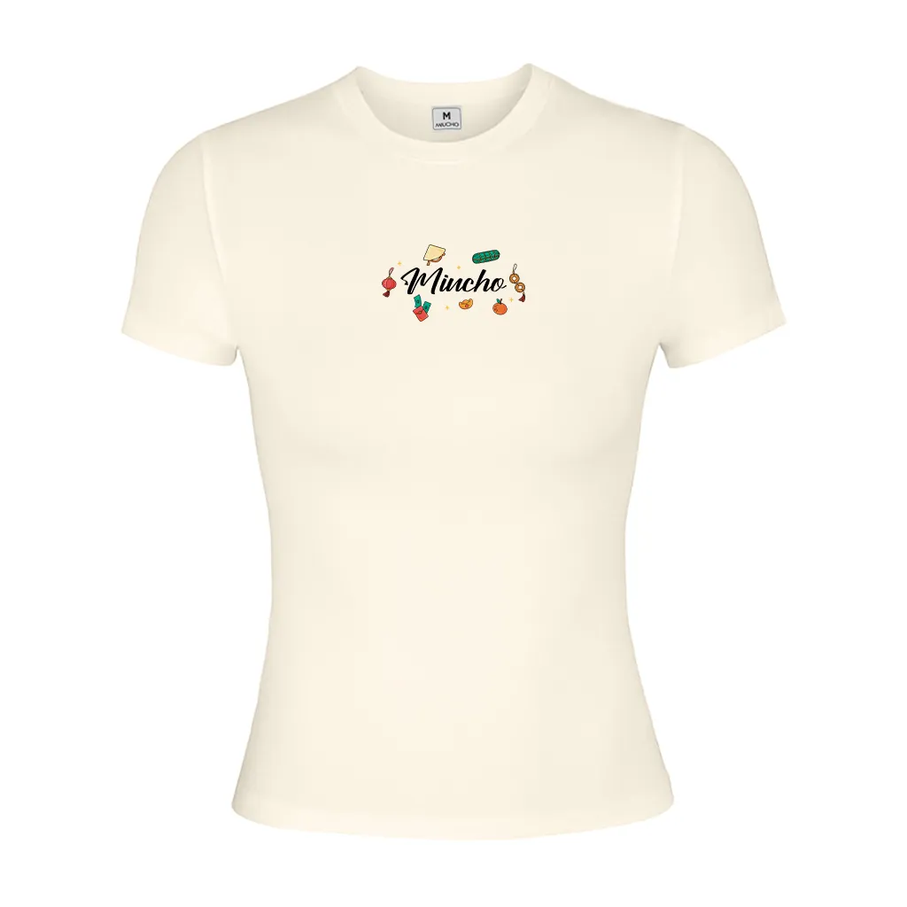 Áo baby tee nữ ôm body Miucho vải visco thoáng mát tôn dáng tay ngắn cổ tròn in mix 3003_thumbnail_9