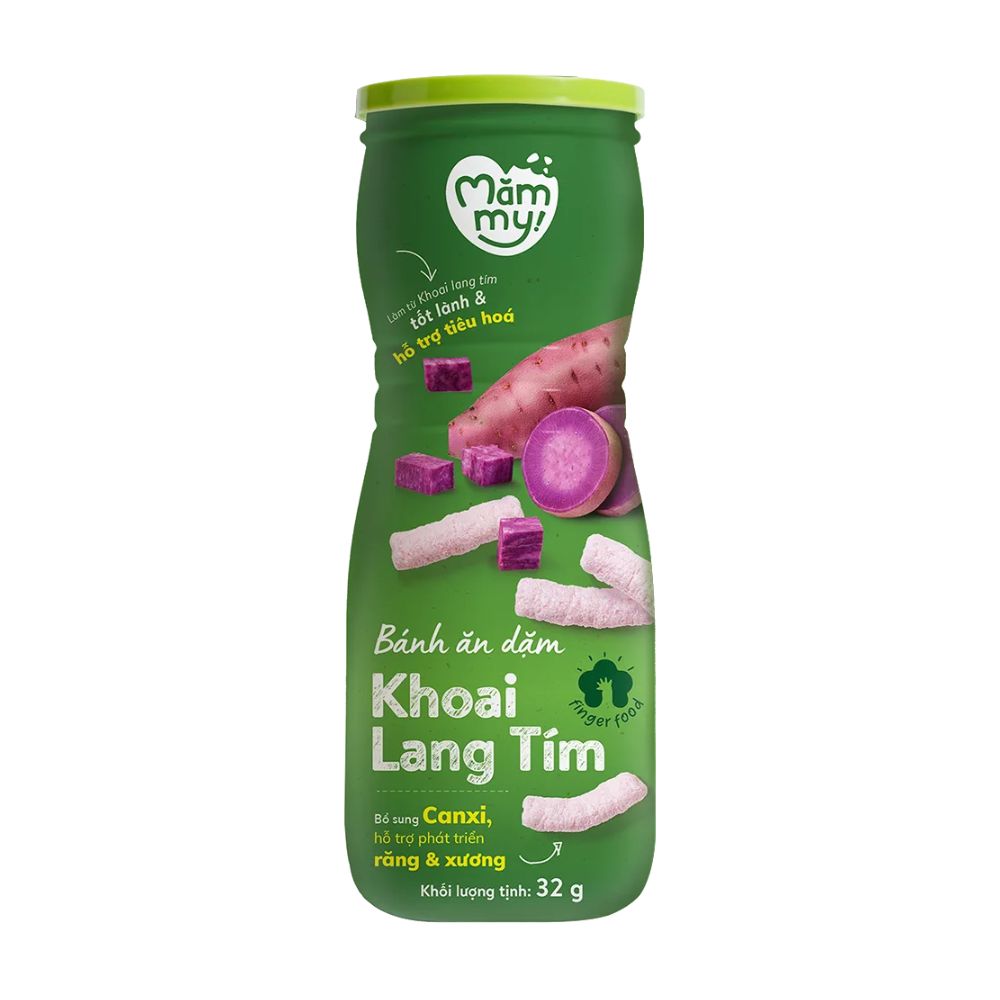 Bánh Hủ Mămmy 32g khoai lang tím