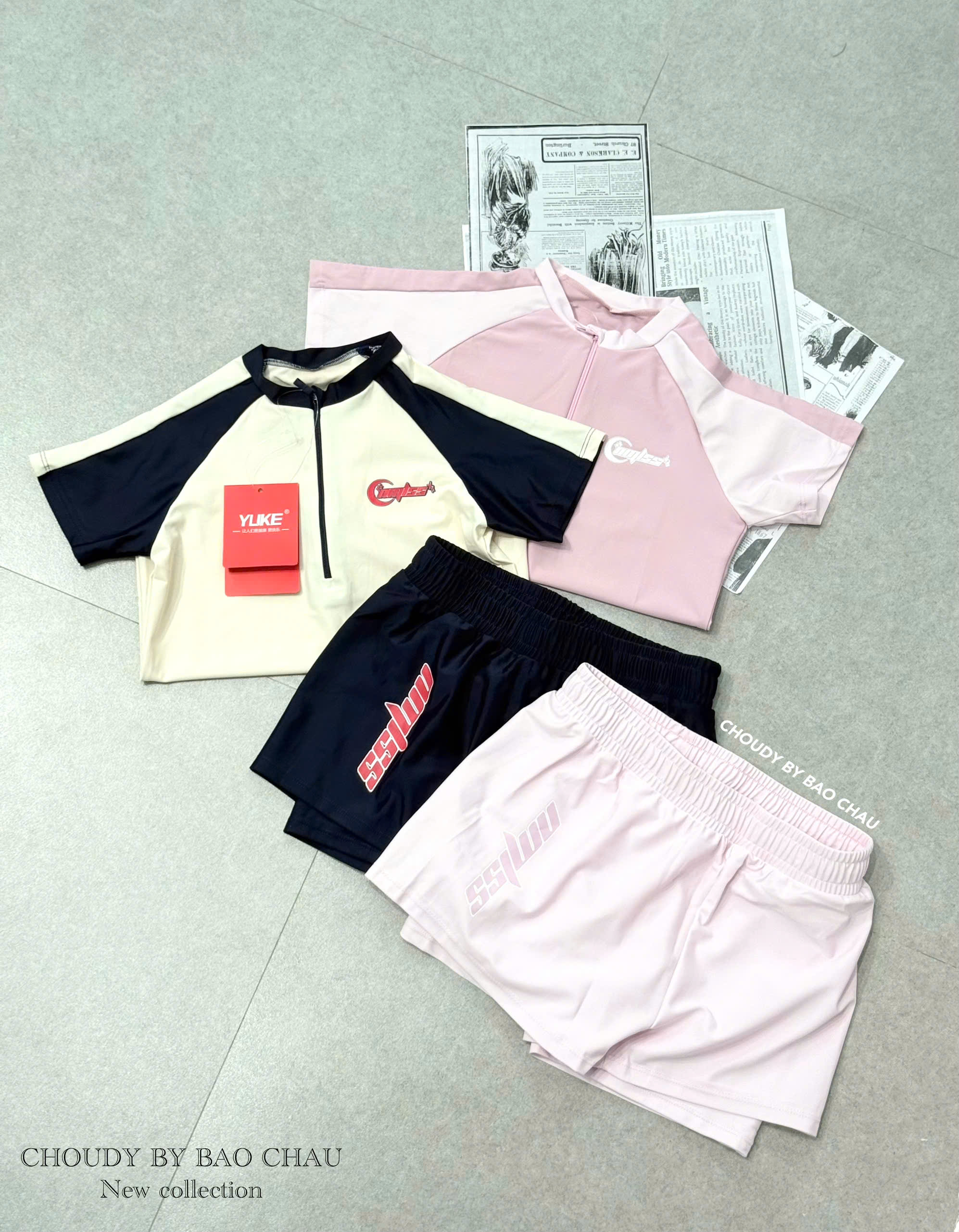 SALE S79 SET ĐỒ BƠI BÉ GÁI TAY NGẮN_thumbnail_5