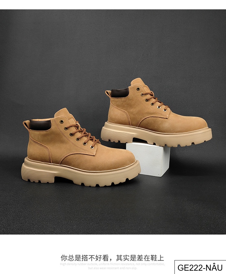 GE222 - Bốt Martin da thật cho Nam, Giày mẫu mới mùa thu, Bốt Da thường ngày Da bò lớp đầu, bốt ngoài trời dễ phối phong cách Anh, nam_thumbnail_3