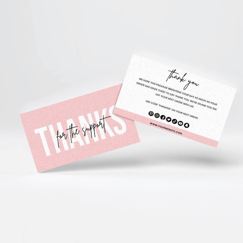 In Thẻ cảm ơn - Thank you cards