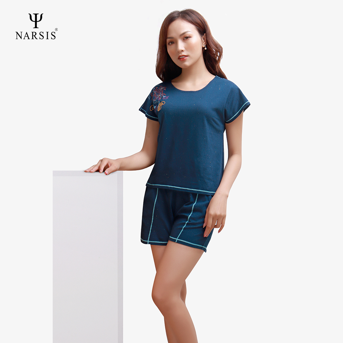 BỘ MẶC NHÀ NỮ NARSIS M8040 NARSIS CHẤT LIỆU THOÁNG MÁT, DỄ CHỊU, THOẢI MÁI CẢ NGÀY, DỄ VẬN ĐỘNG