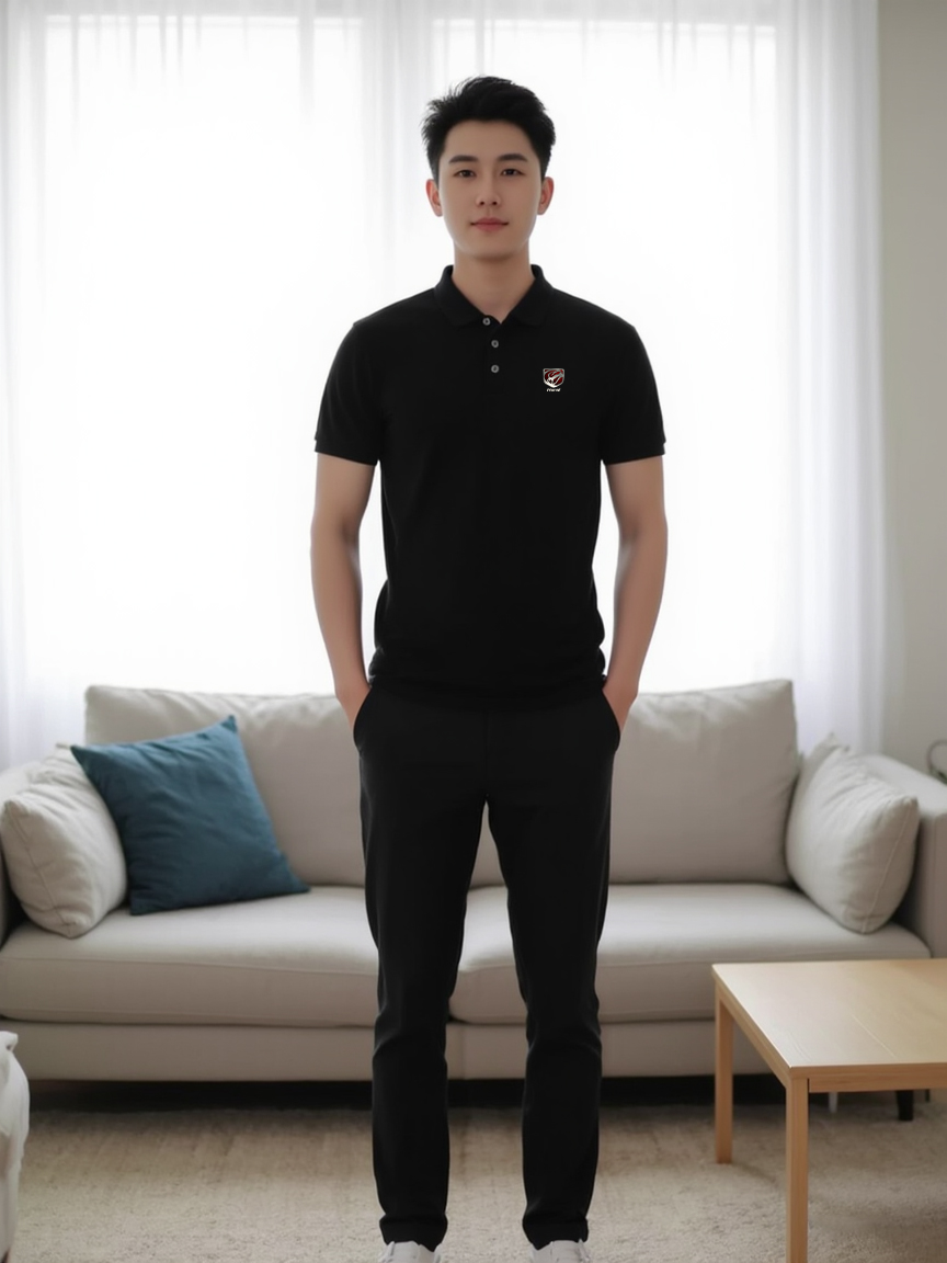 Áo polo nam form vừa 1894 Miucho Iconic vải cá sấu đứng form thoáng mát in basic_thumbnail_5