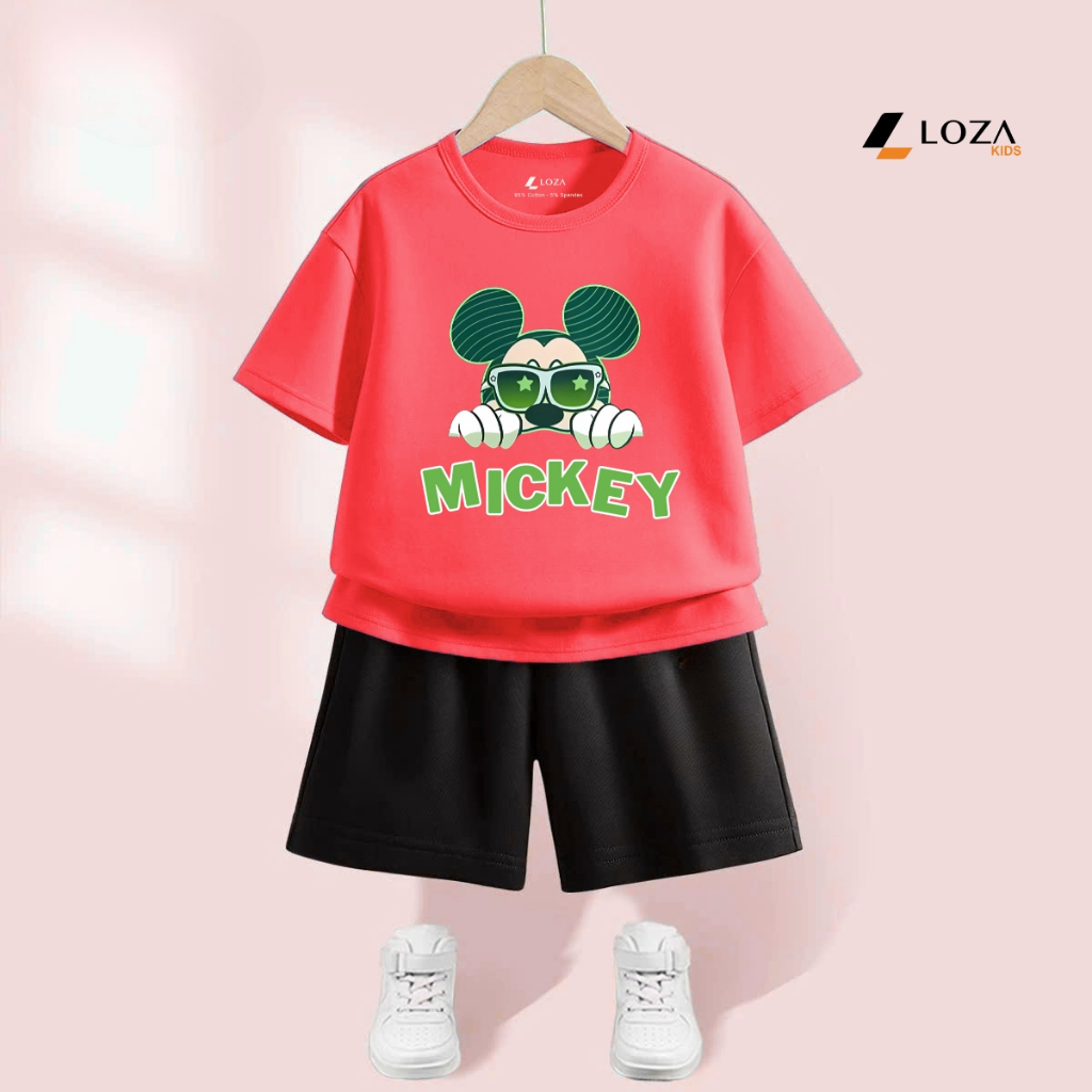 Bộ quần áo bé trai in hình 'Mickey Get Wild' - Loza G0314_thumbnail_7