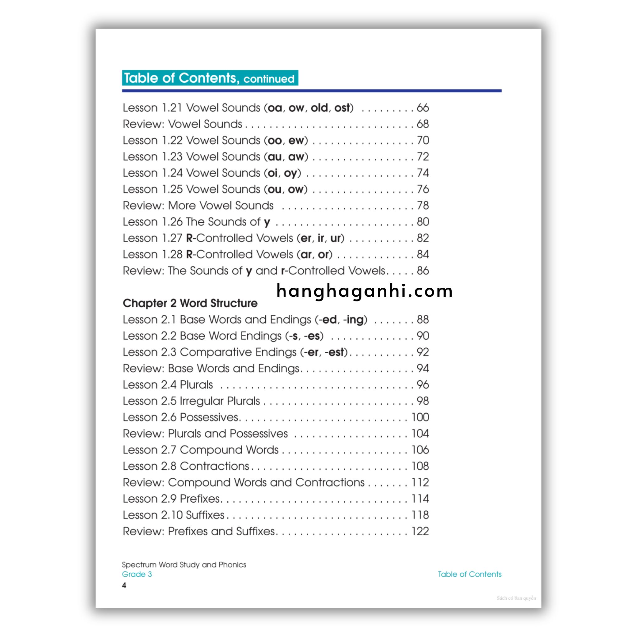 Sách Spectrum Word Study and Phonics Workbook Grade 3_thumbnail_2