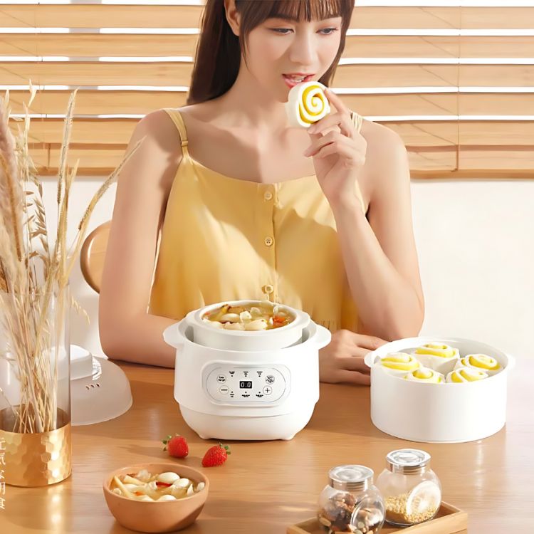 Nồi nấu chậm lòng sứ 1L Mishio MK383_thumbnail_13