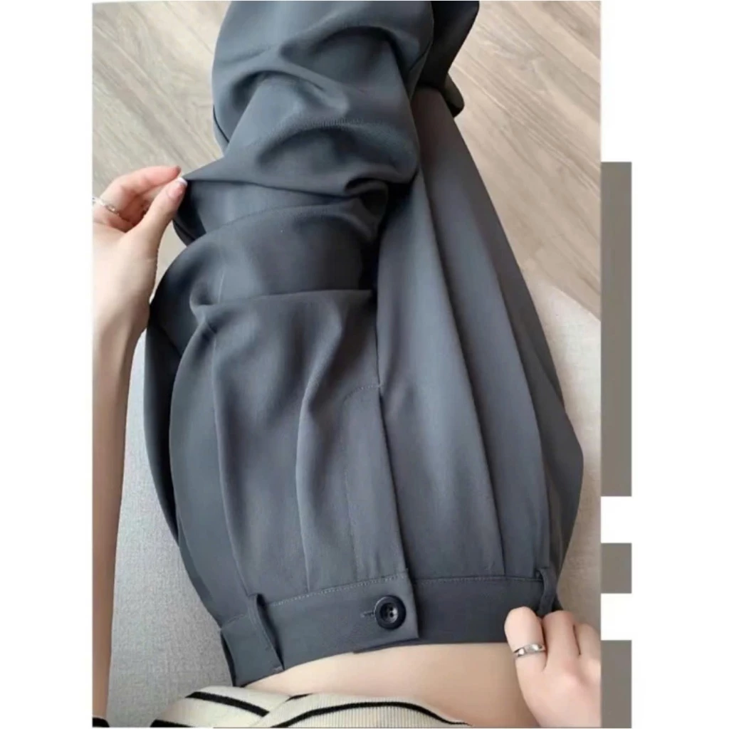 Quần suông cạp chun sau vải gold nhật cao cấp túi chéo 2 bên_thumbnail_2