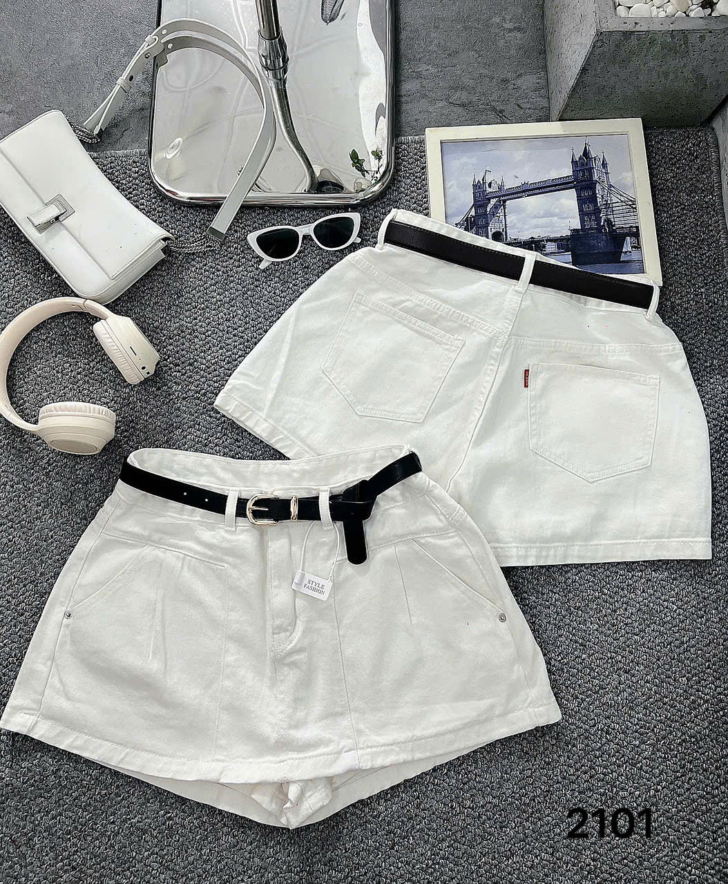 Quần váy jean xếp ly kiểu bigsize QVJ2101 dành cho nàng béo mập từ 55-90kg_thumbnail_6