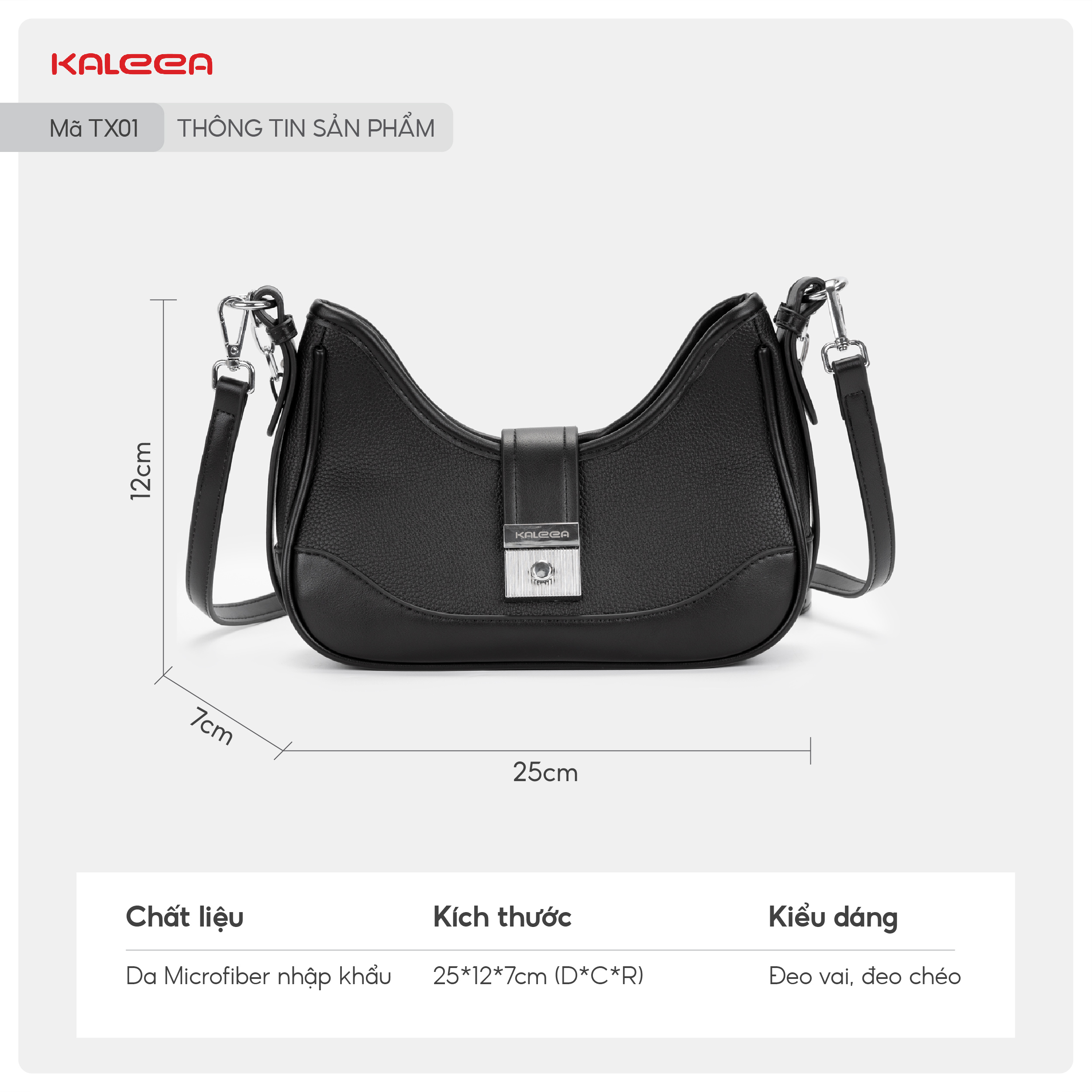 TX01 -  Túi Xách Nhỏ Hobo TX01