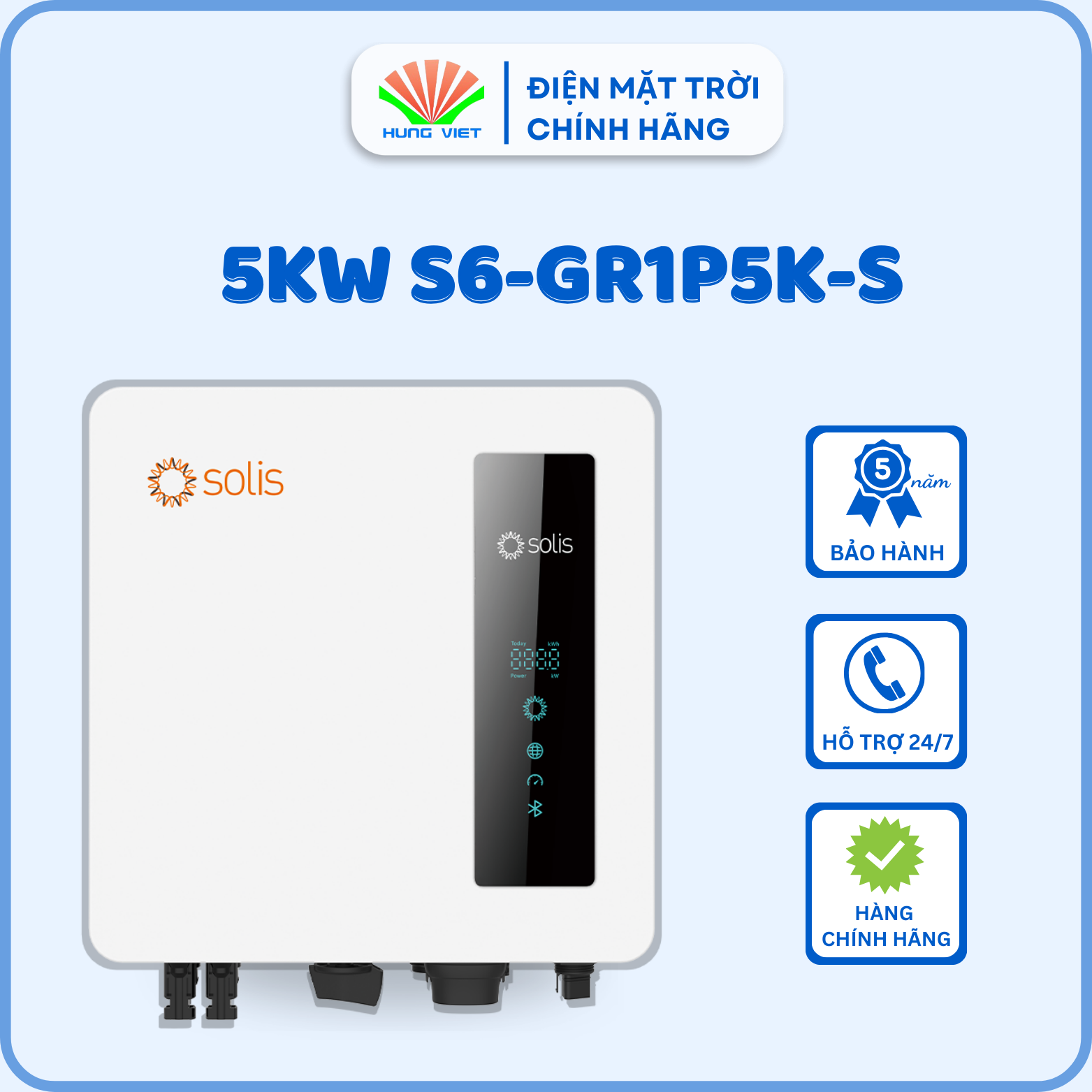 Inverter Solis 5kW S6-GR1P5K-S