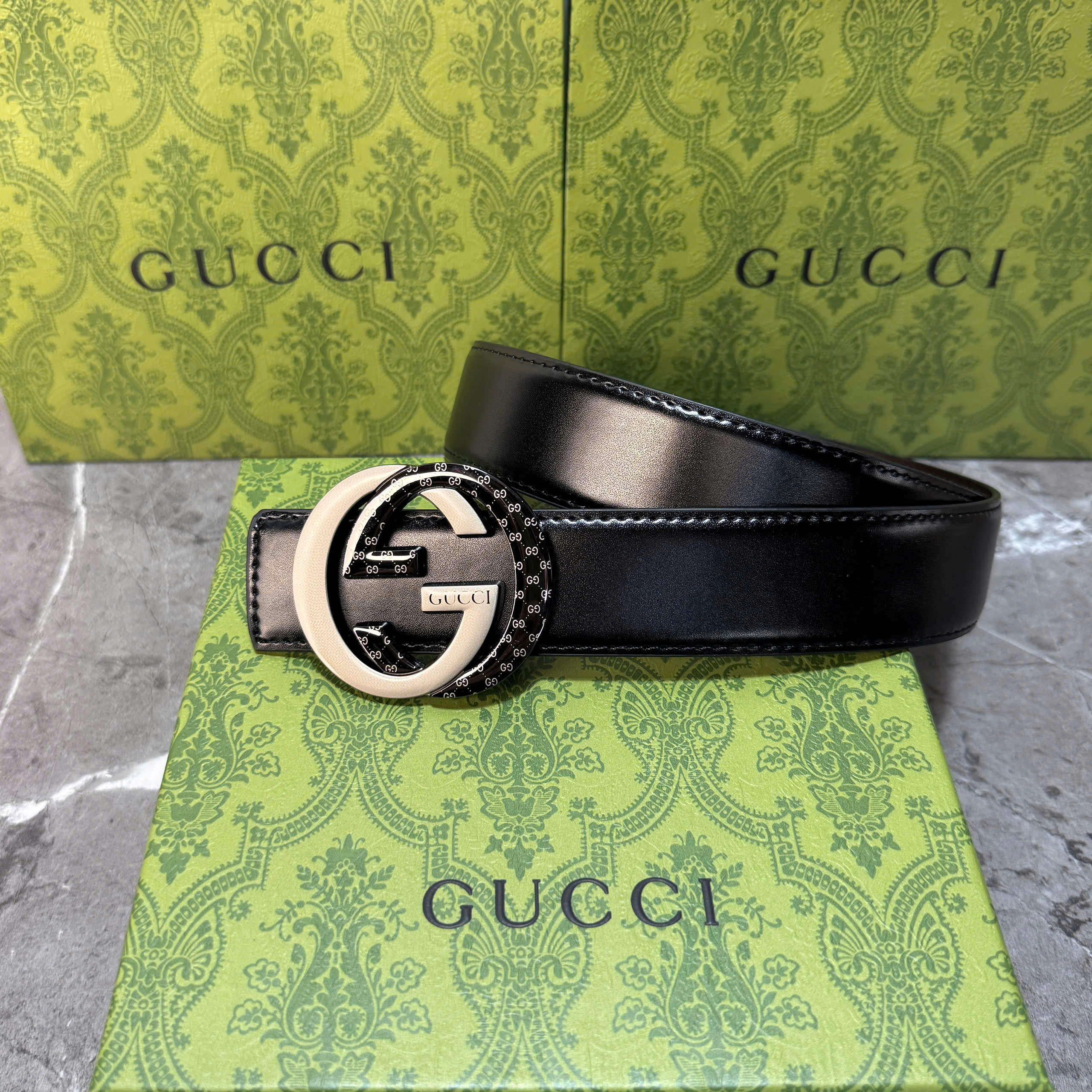 Thắt lưng Gucci Signature Double G Buckle cao cấp_thumbnail_2