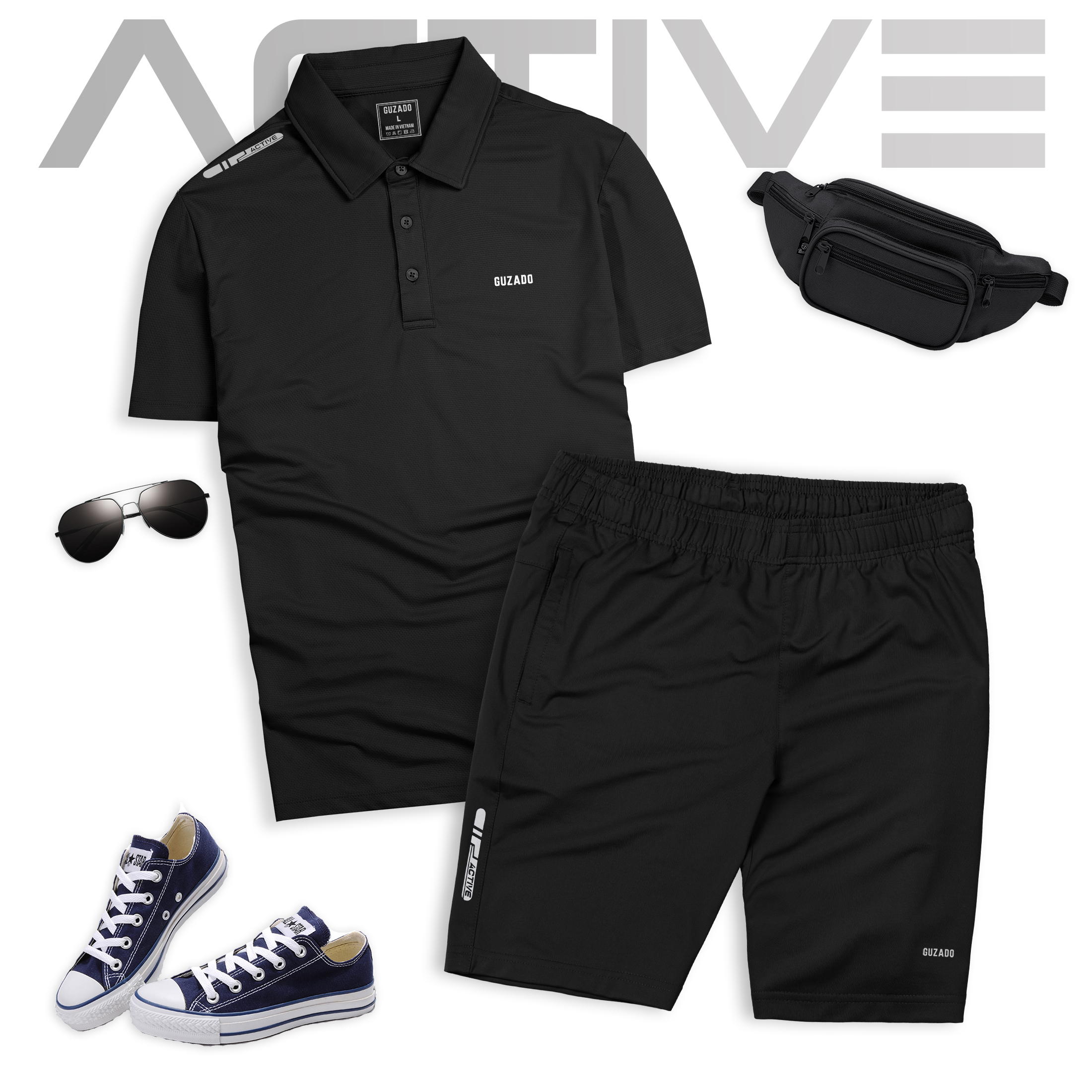 Bộ Polo Nam Thể Thao Guzado Mềm Mại, Basic, Đa Dạng Phong Cách BPL02_thumbnail_15