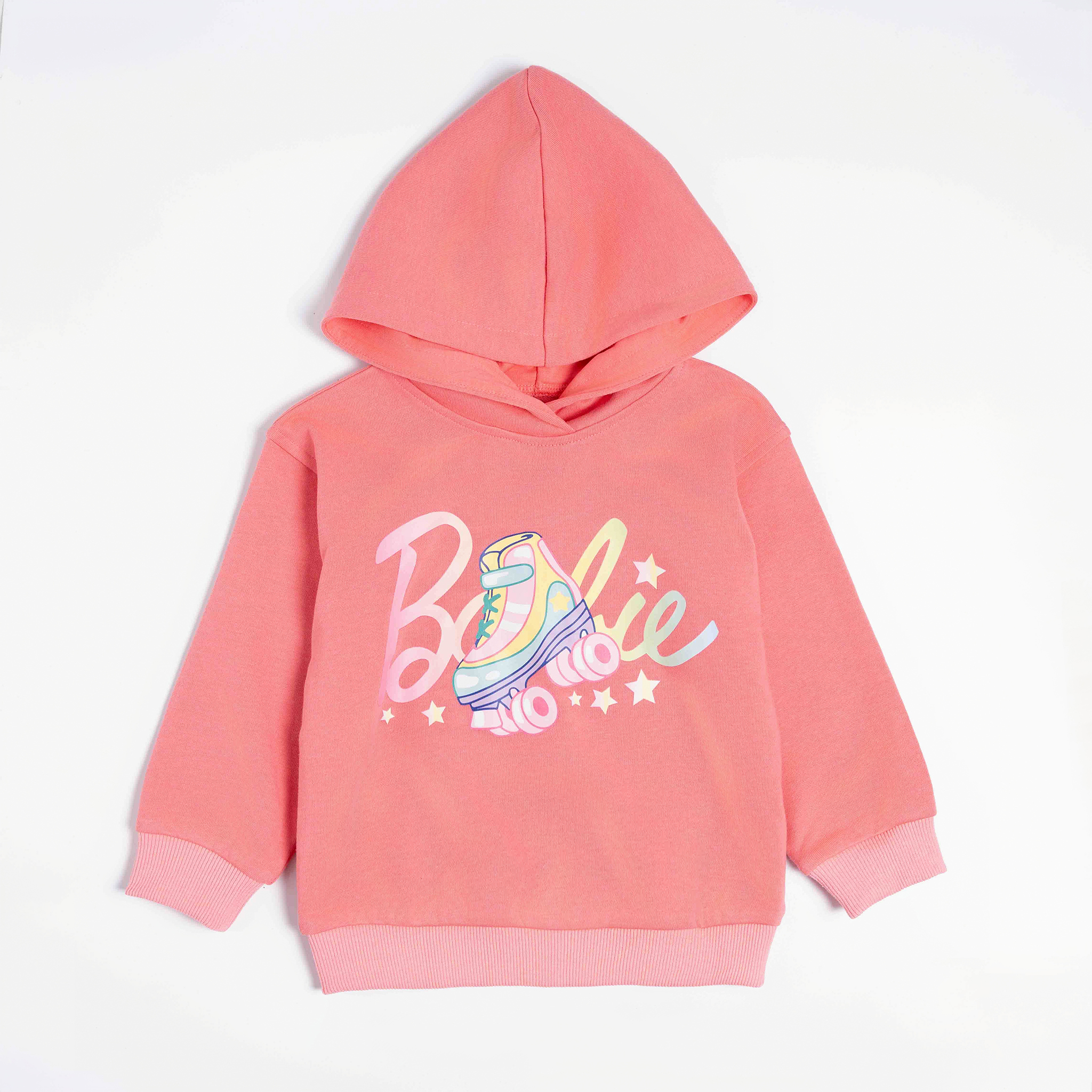 Áo nỉ có mũ phối màu in hình