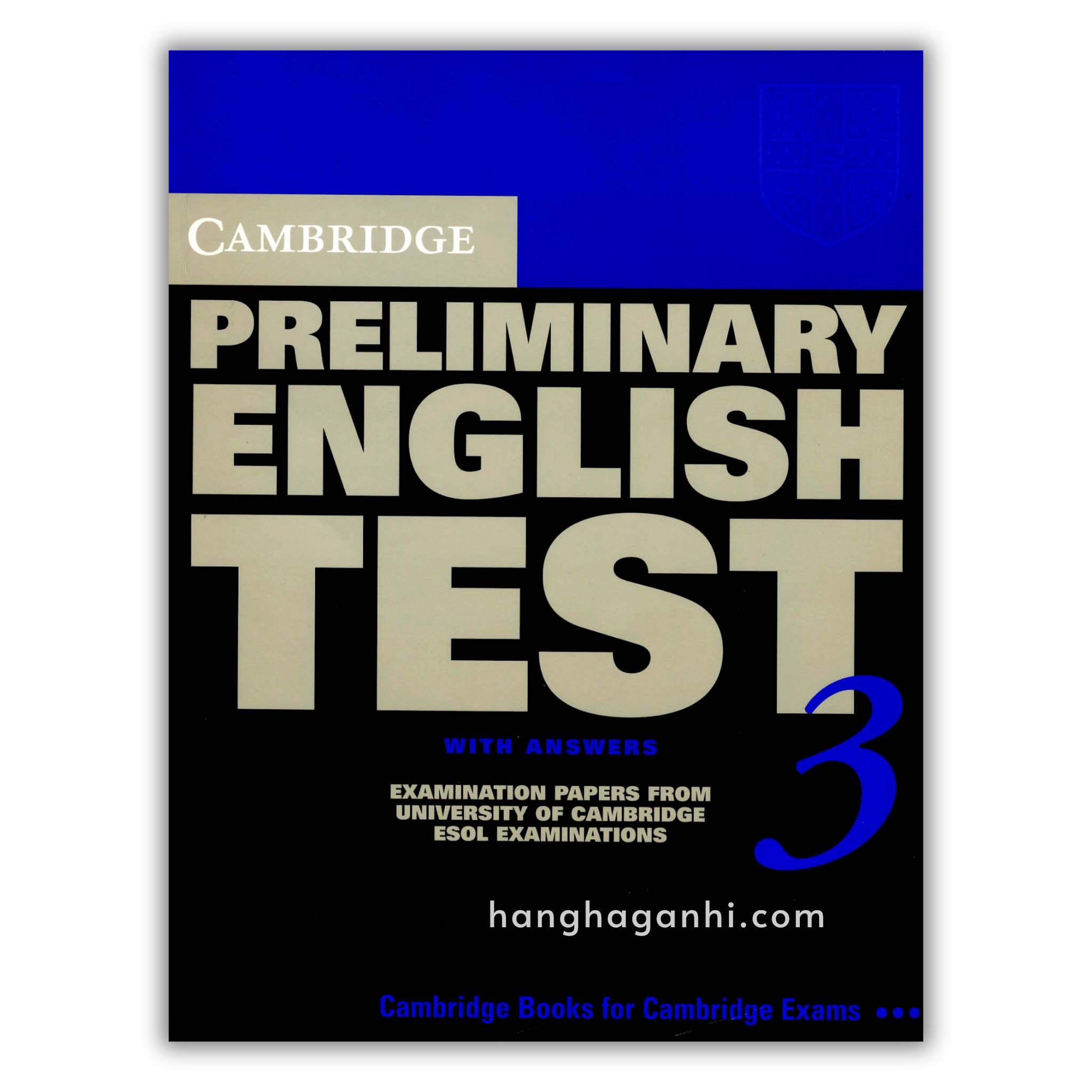 [Sách] Cambridge English Preliminary – Preliminary English Test (PET) 3 With Answers